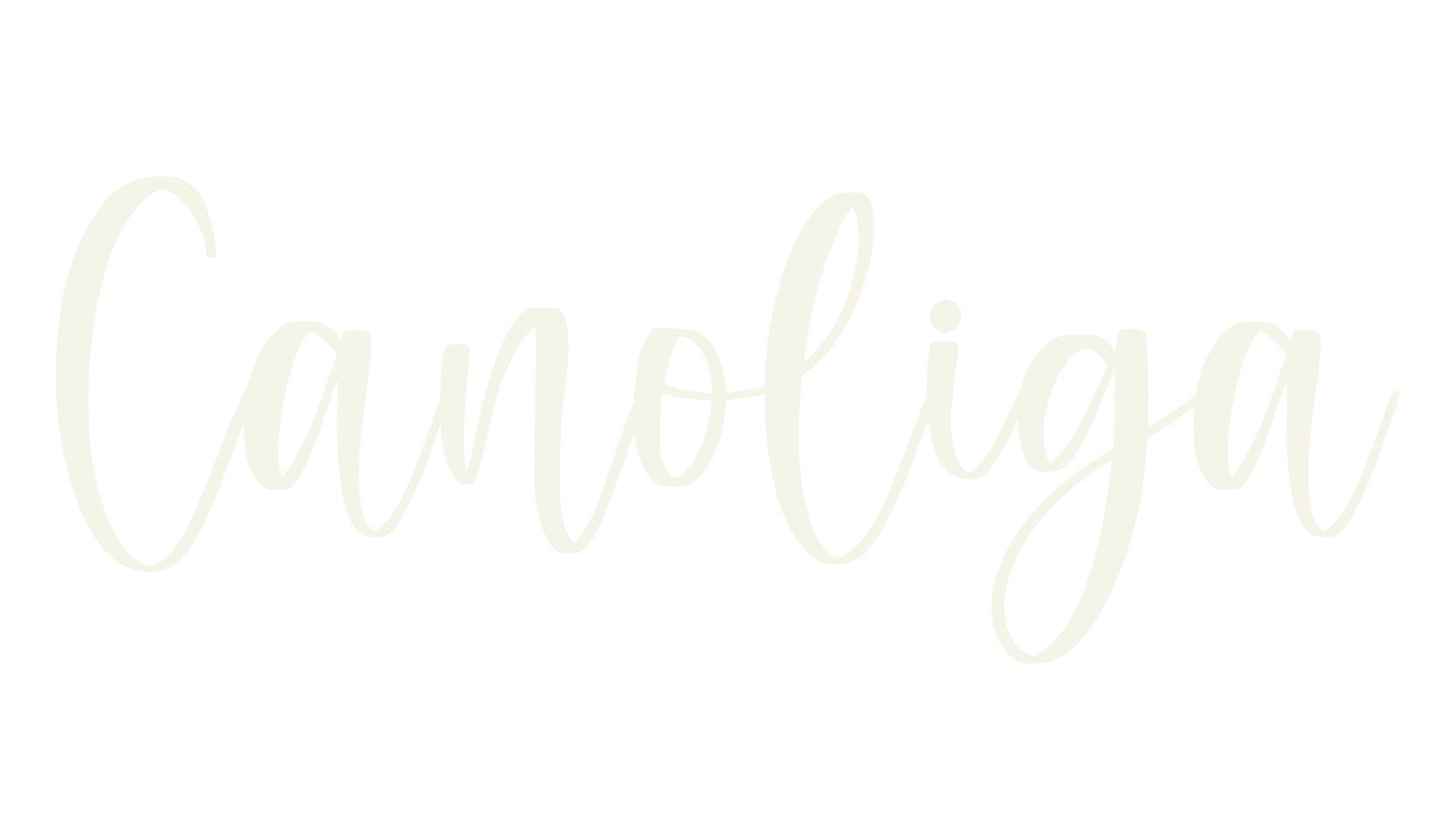 Canoliga, handwriting font preview