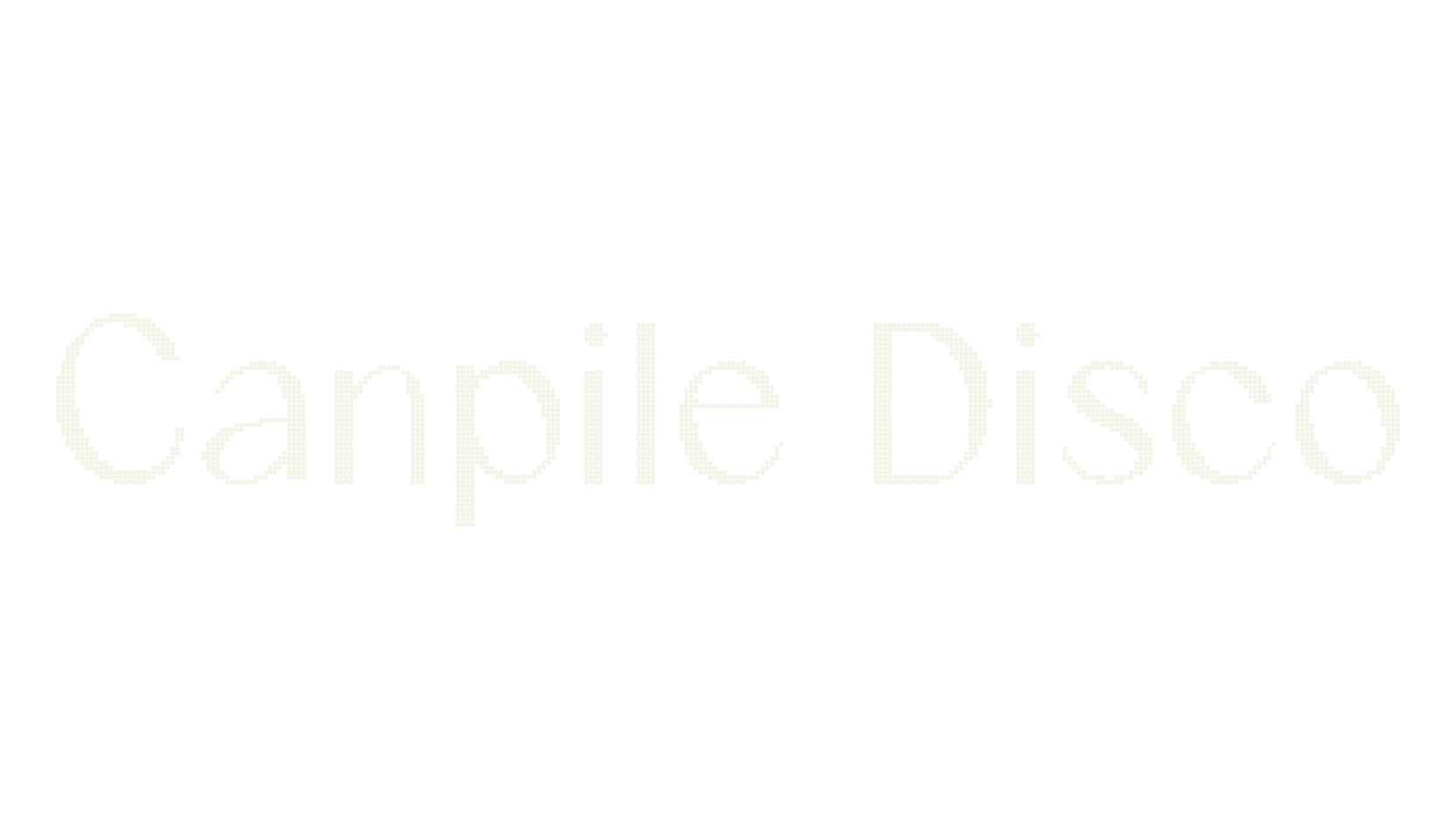 Canpile Disco, poster font preview