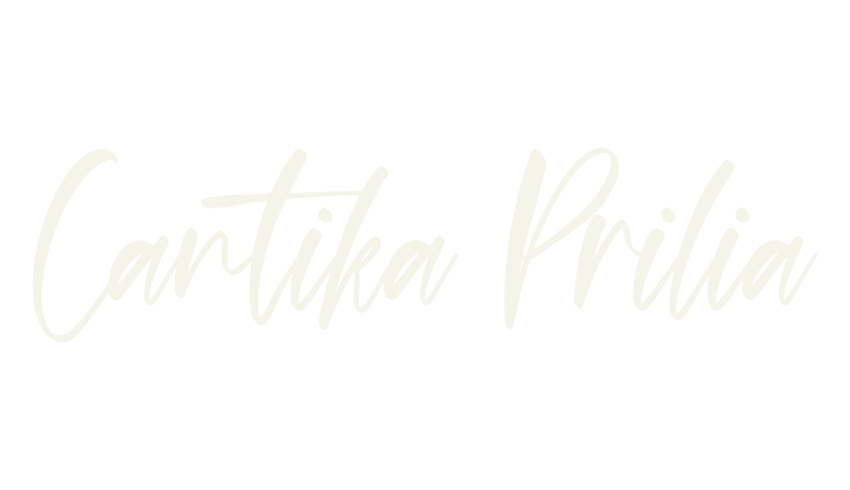 Cantika Prilia, script font preview