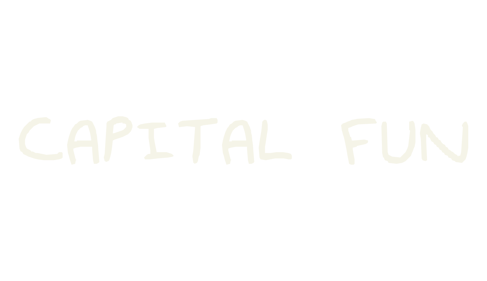 capital fun, all caps font preview