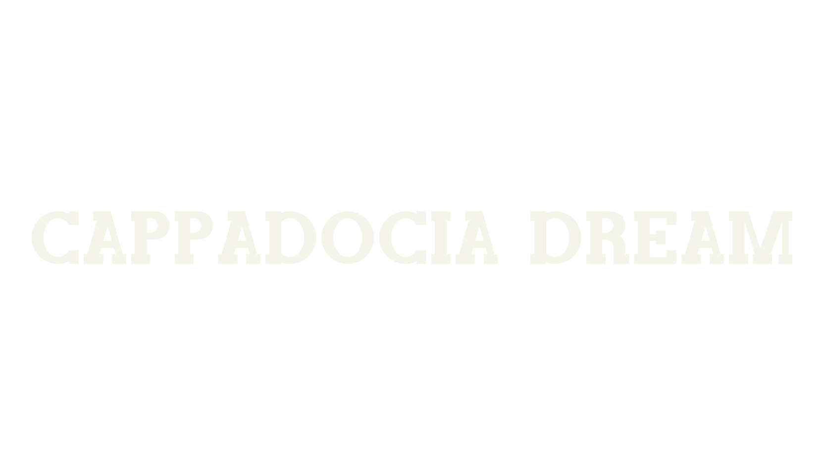Cappadocia Dream, movies font preview