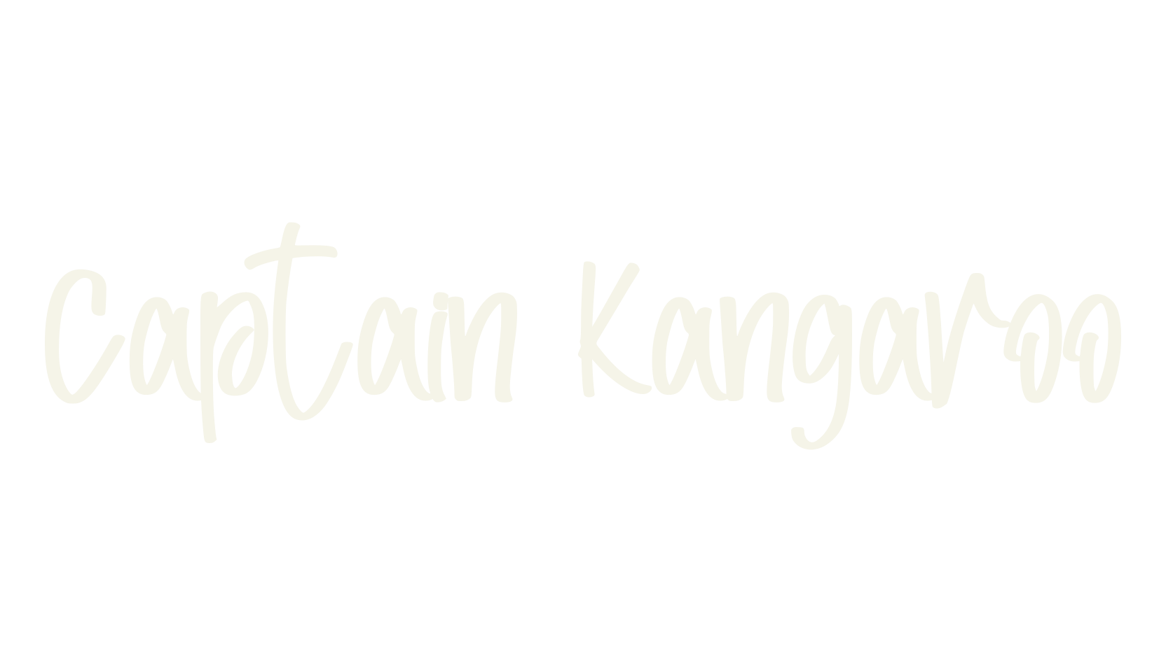 Captain Kangaroo, easter font preview