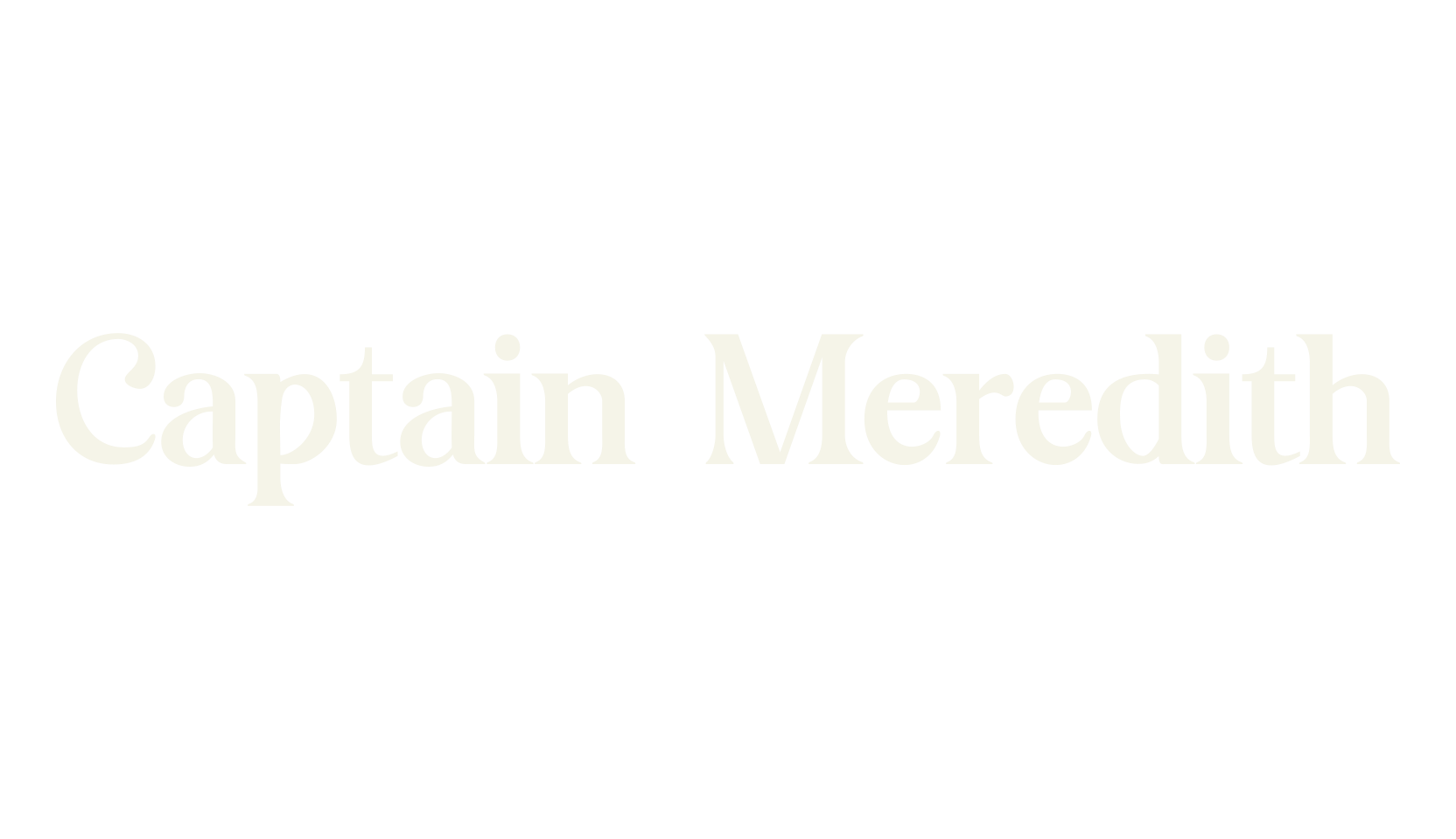 Captain Meredith, serif font preview