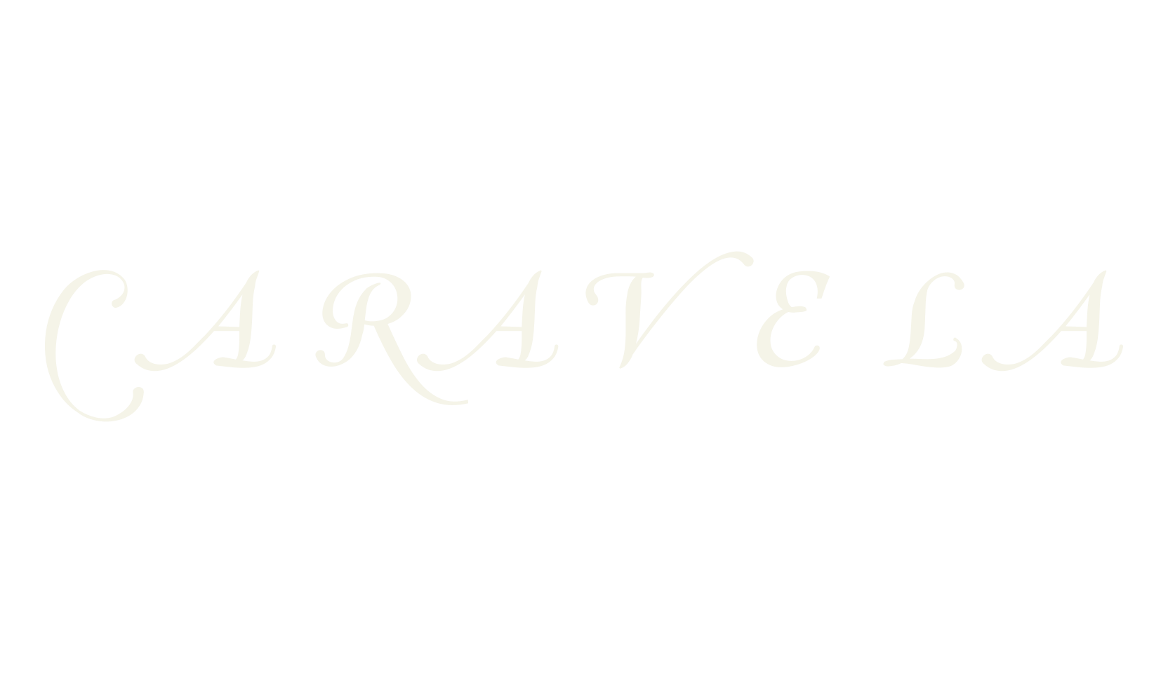 Caravela, fashion script font preview