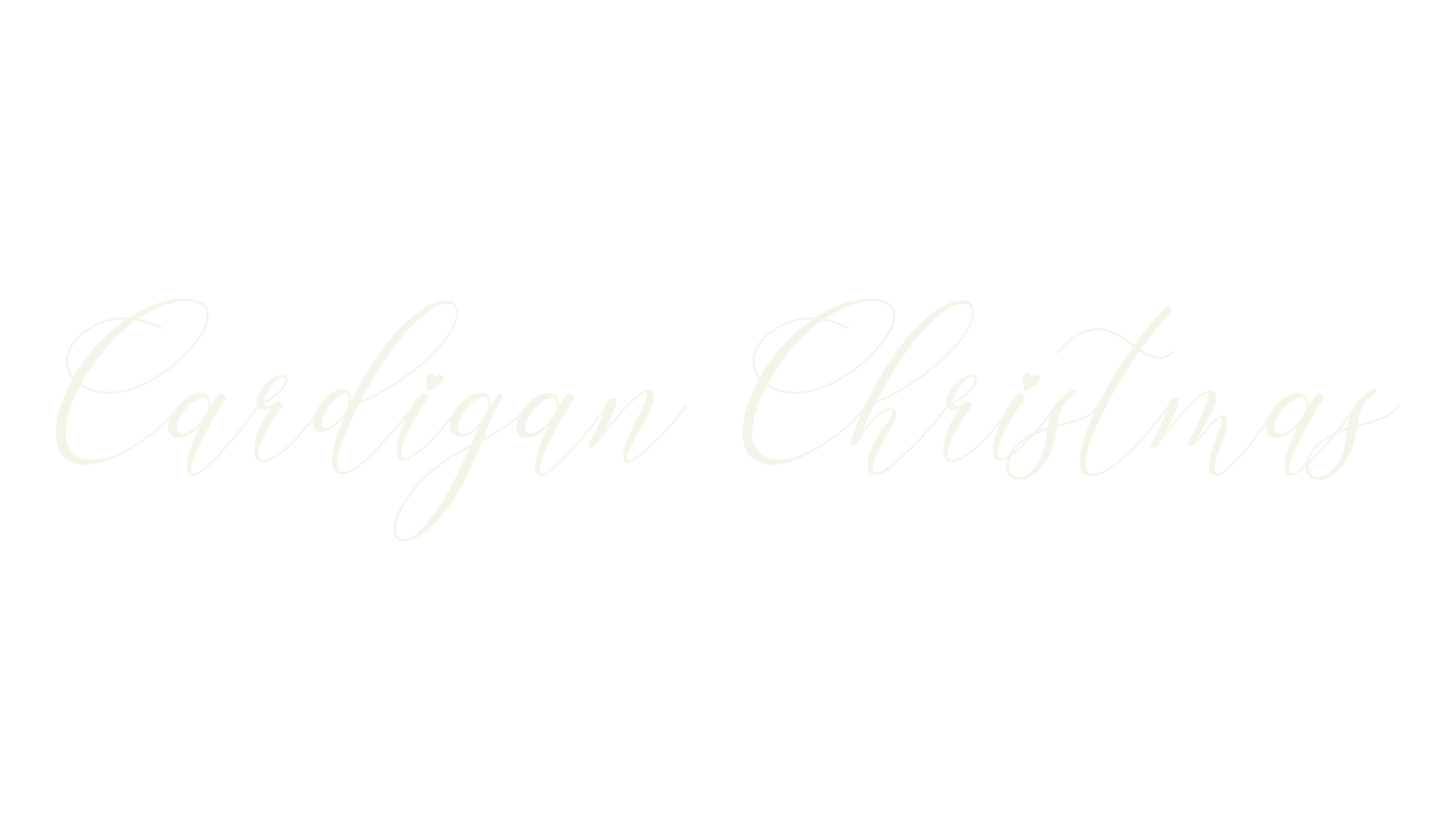Cardigan Christmas, christmas font preview