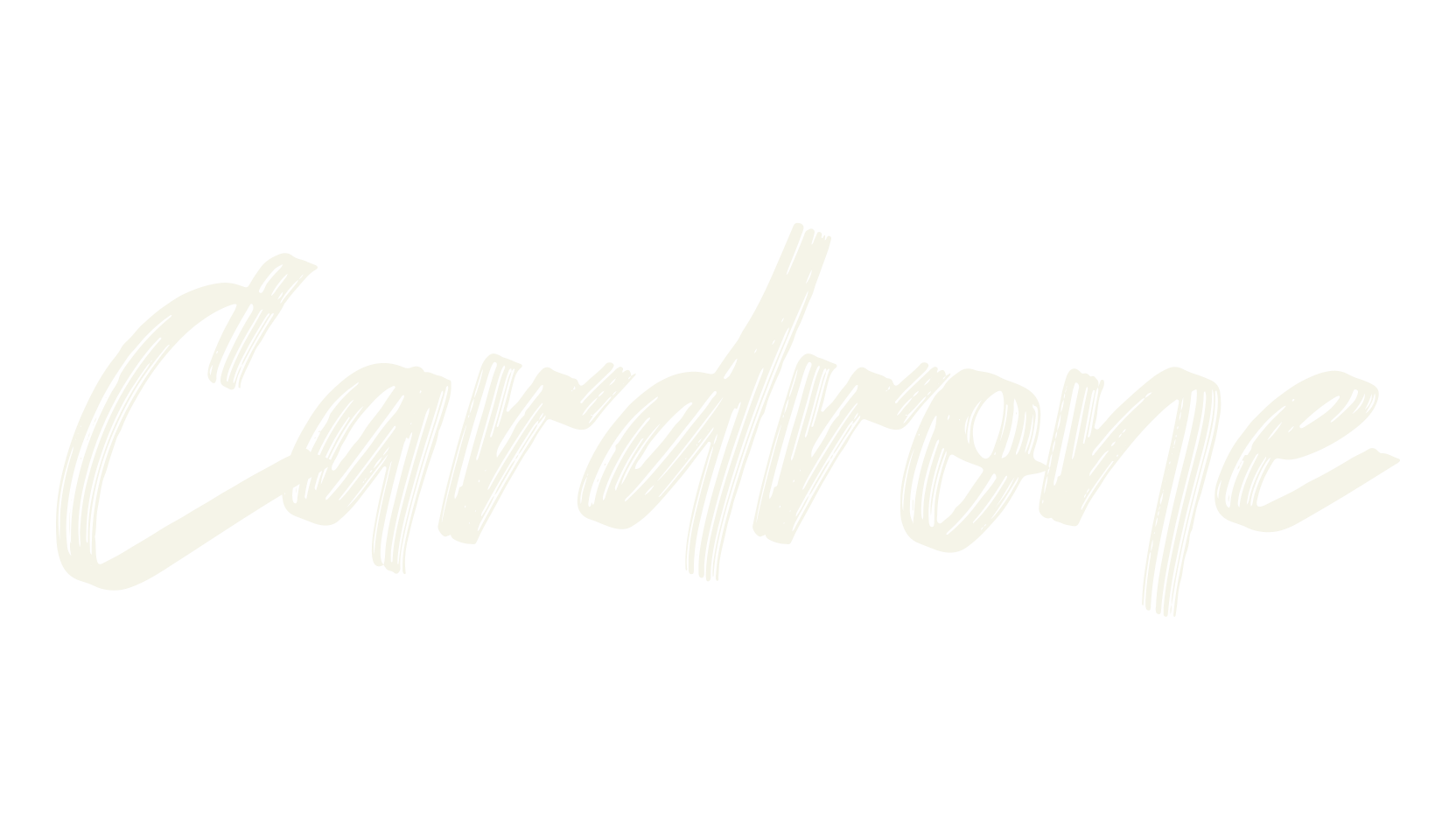 Cardrone, brush font preview