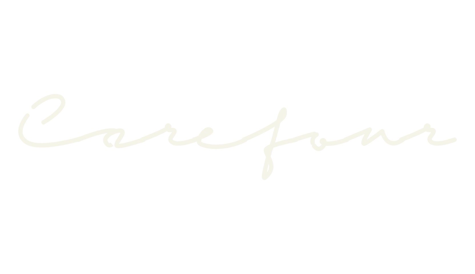 Carefour, cursive font preview