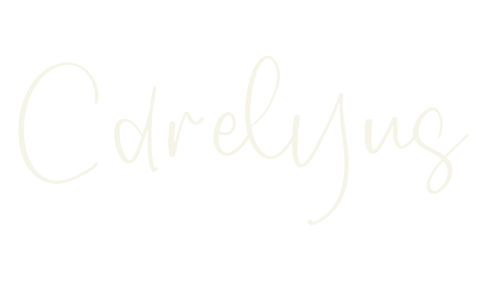 Carelyus, cursive font preview