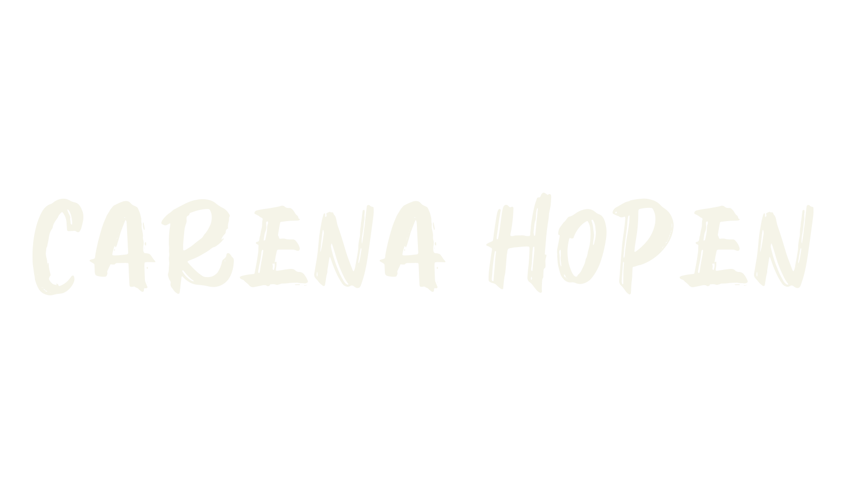 Carena Hopen, graffiti font preview