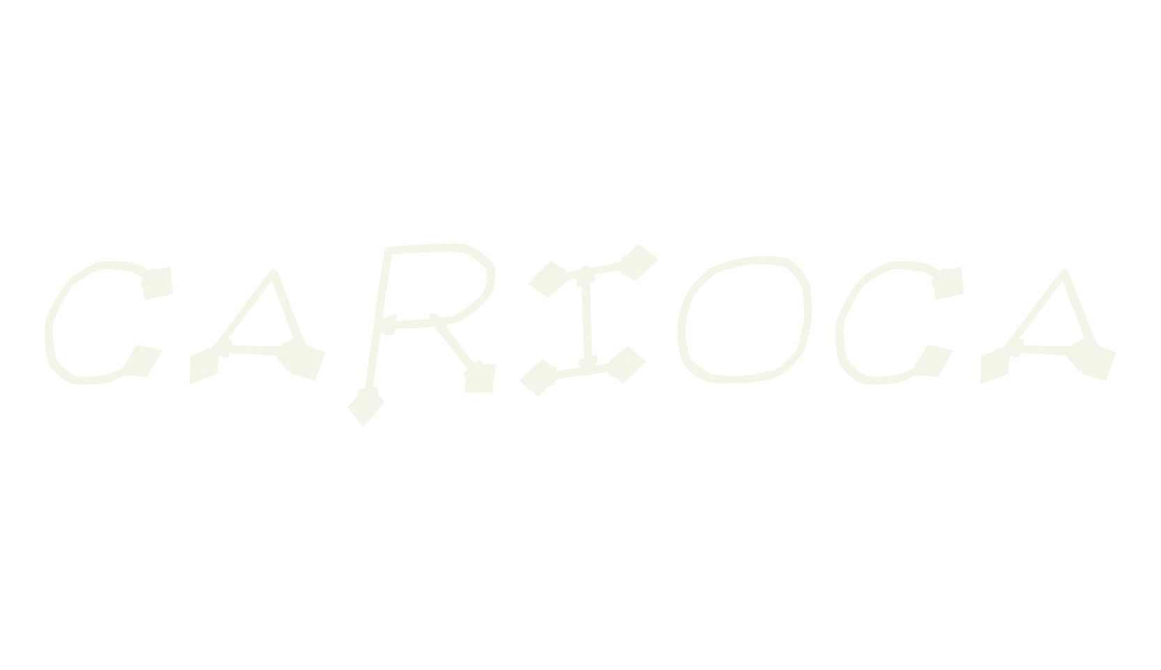 CARIOCA, fun font preview