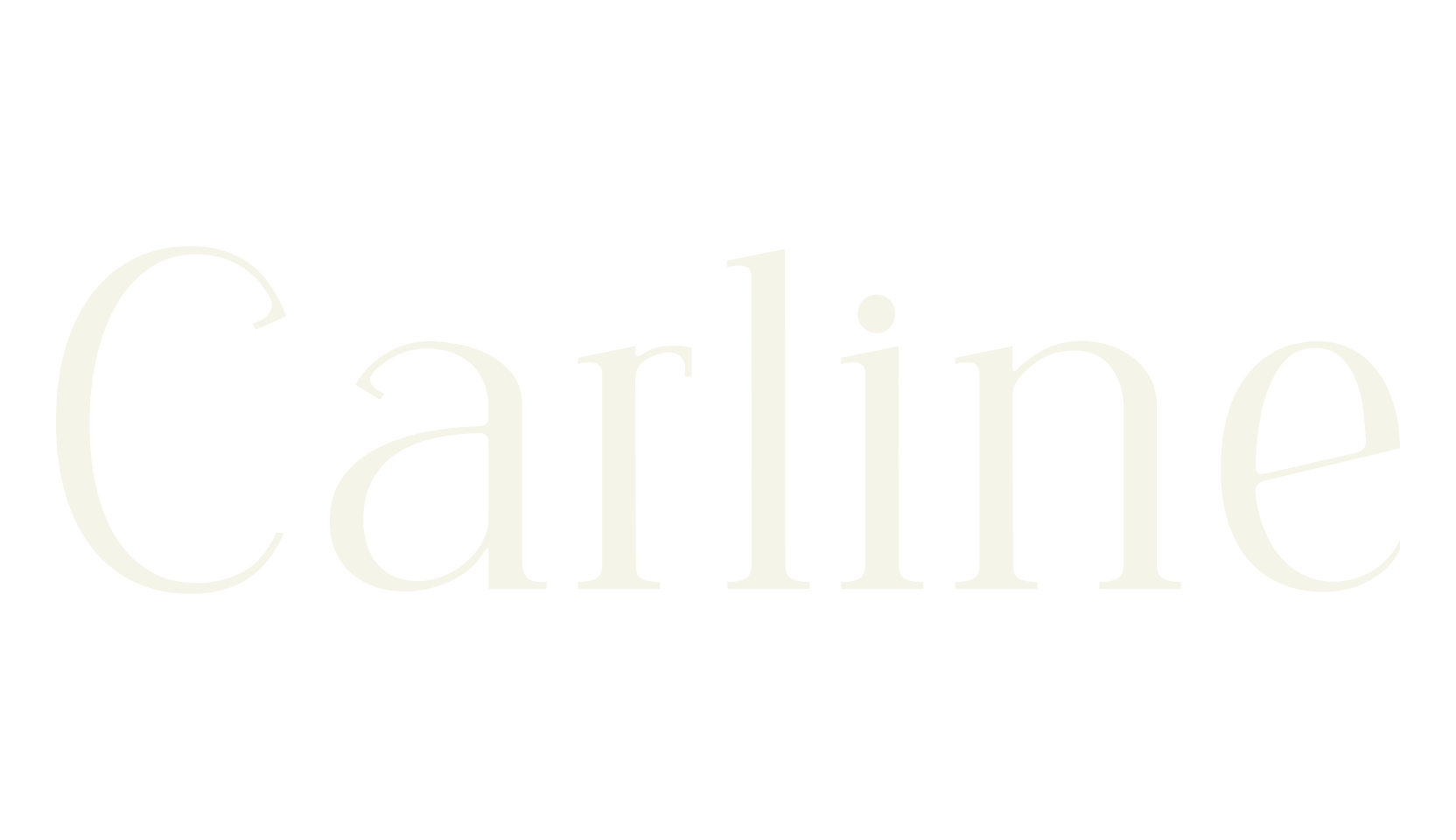 Carline, serif font preview