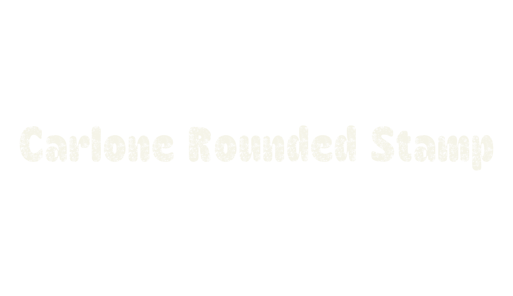 Carlone Rounded Stamp, bold font preview