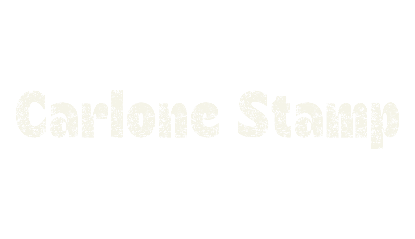 Carlone Stamp, bold font preview