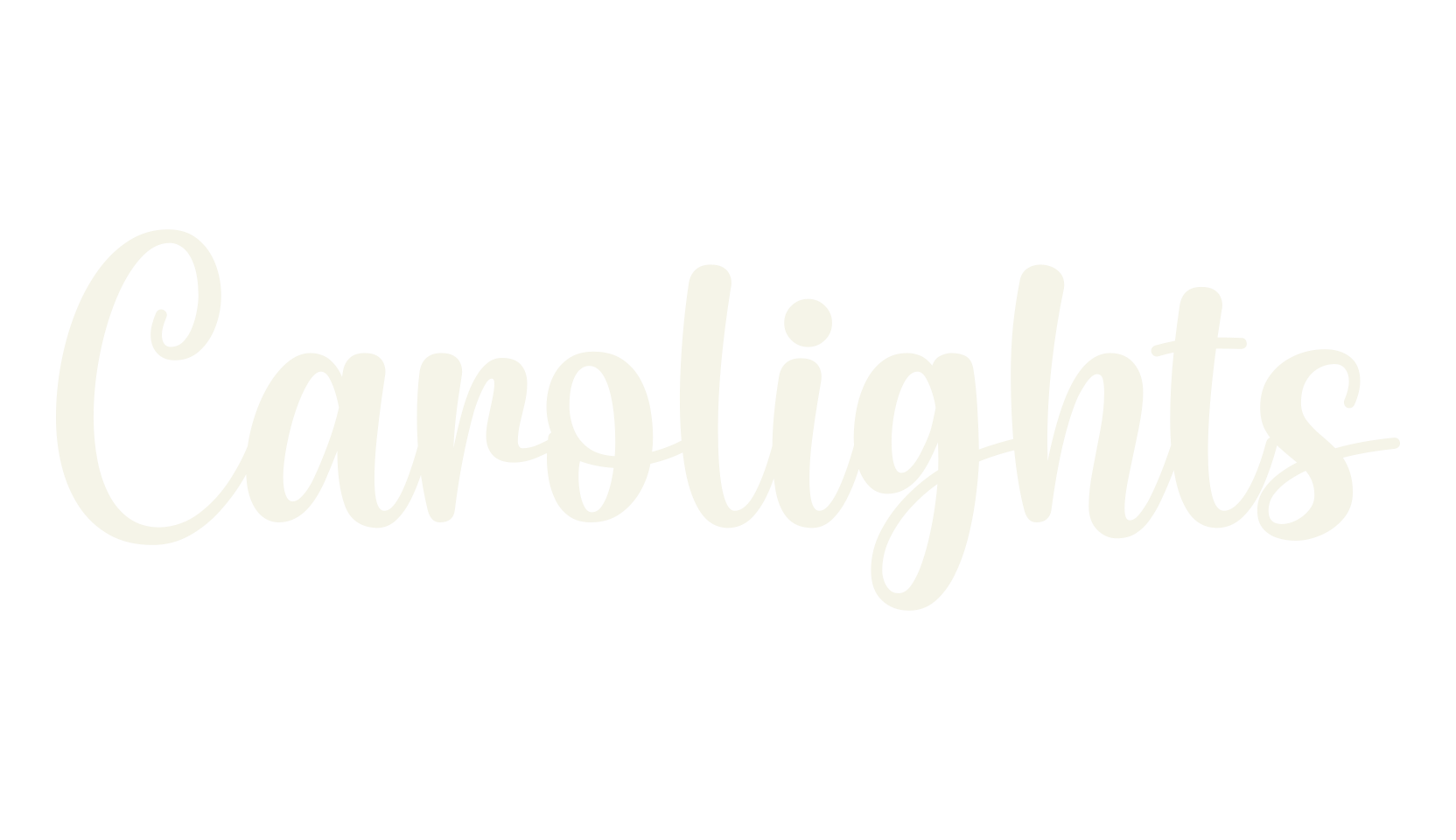 Carolights, girly font preview