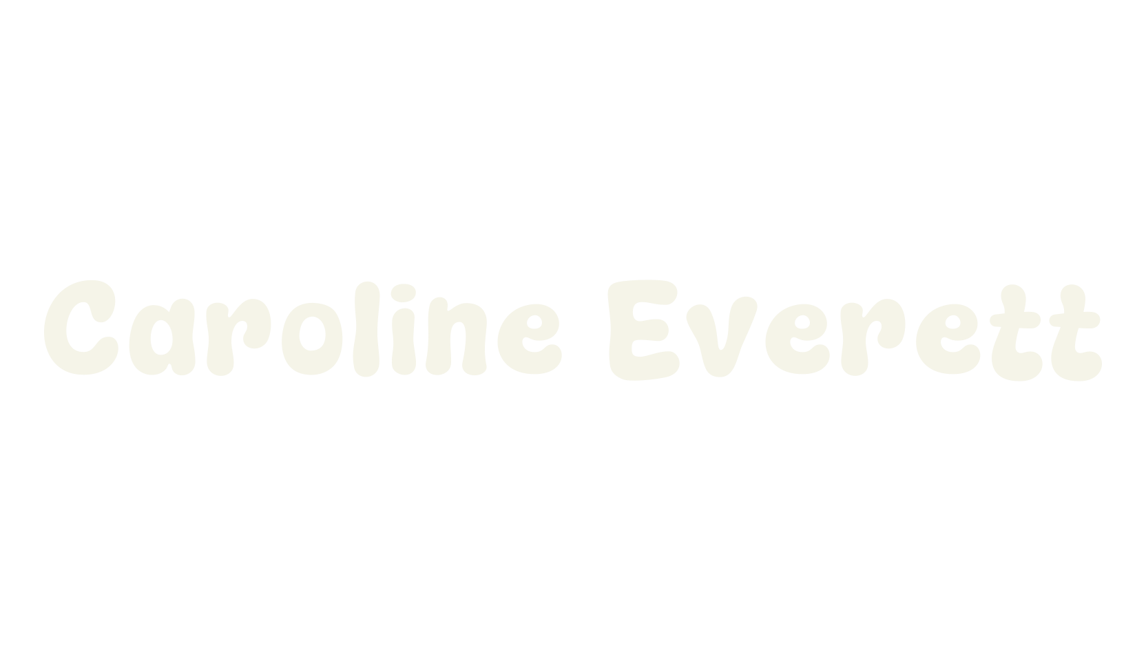 Caroline Everett, doodles font preview