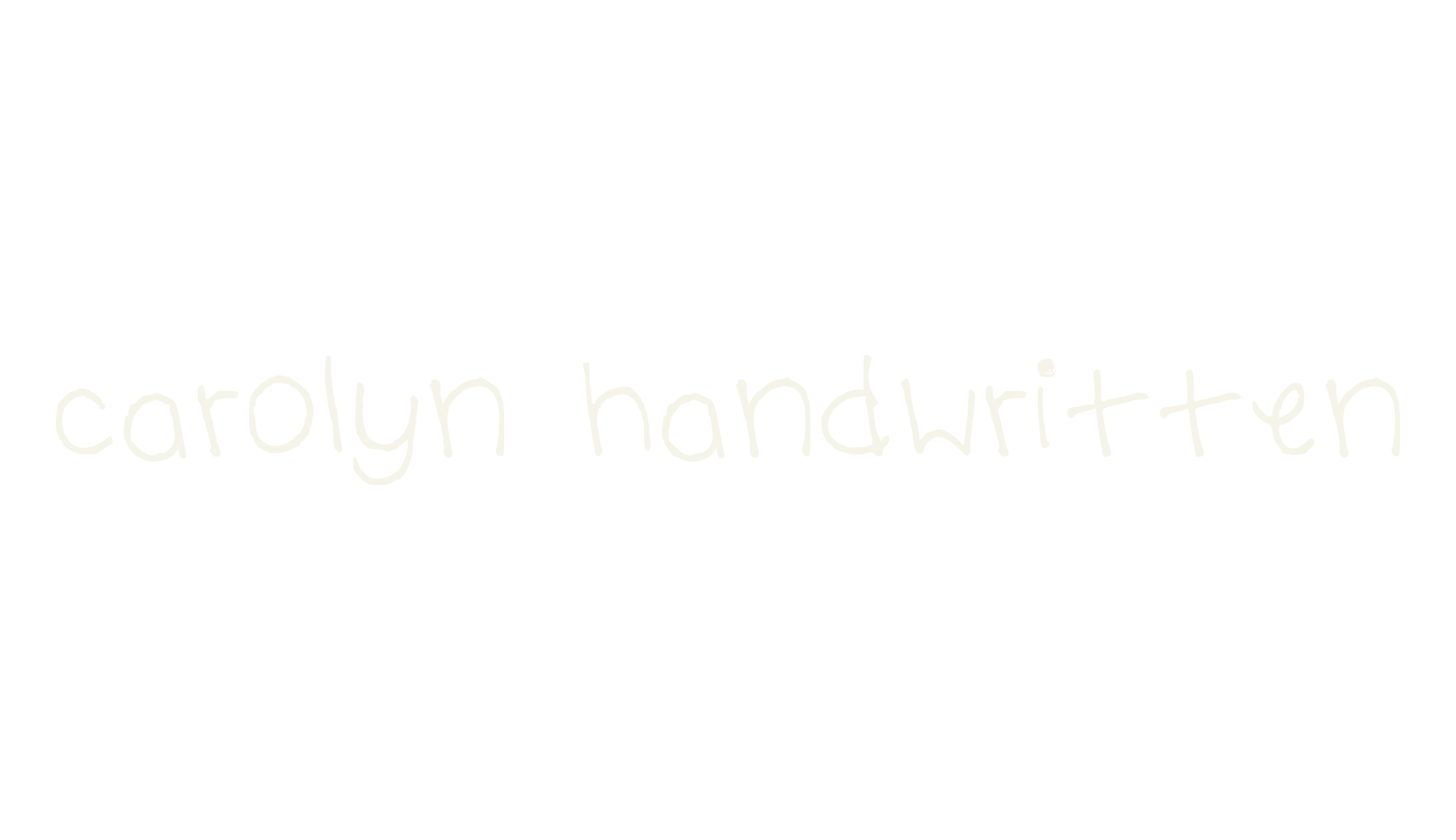 carolyn handwritten, handwriting font preview