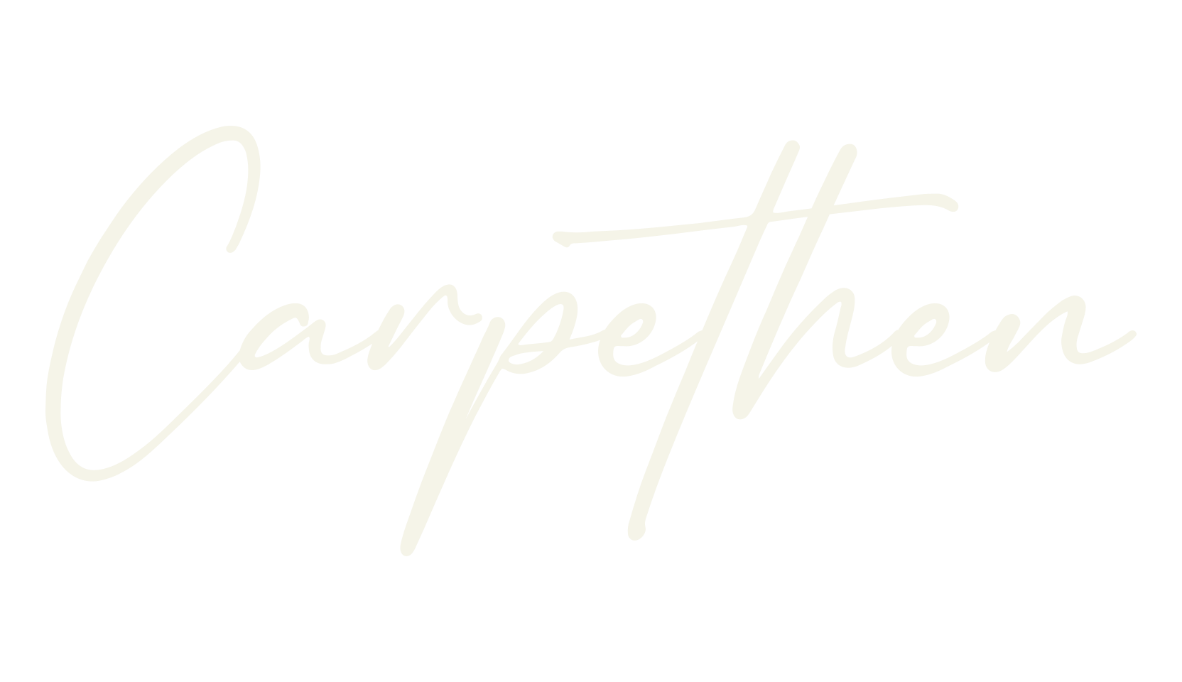 Carpethen, script font preview