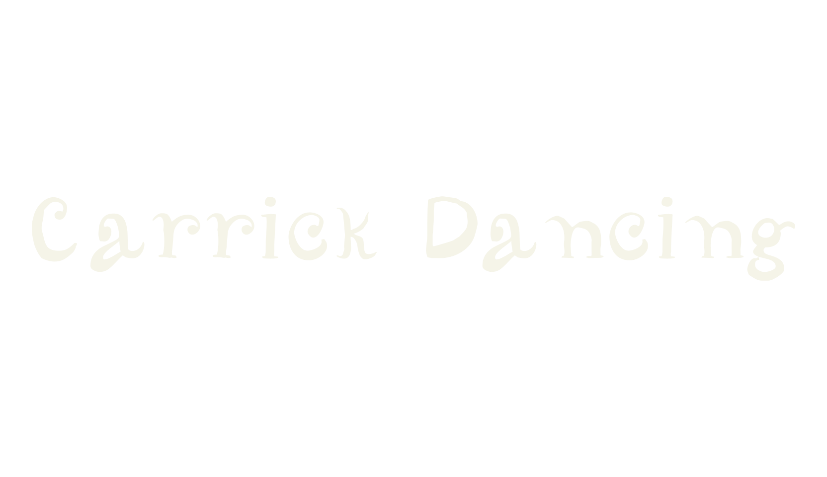Carrick Dancing, serif font preview