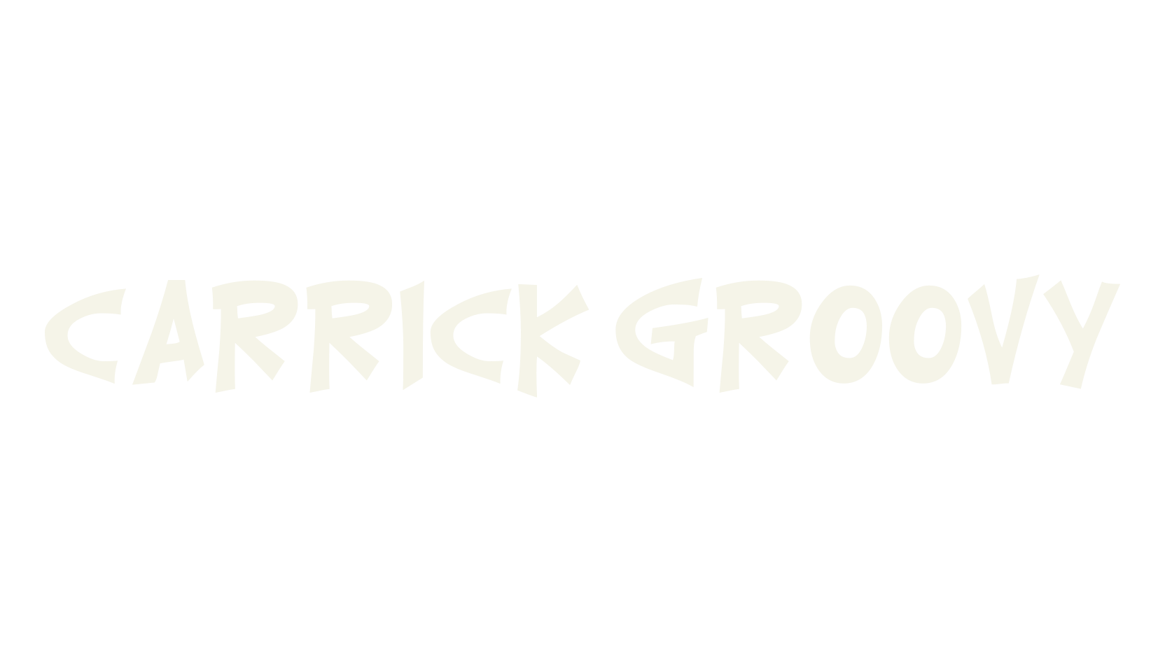 Carrick Groovy, display market font preview