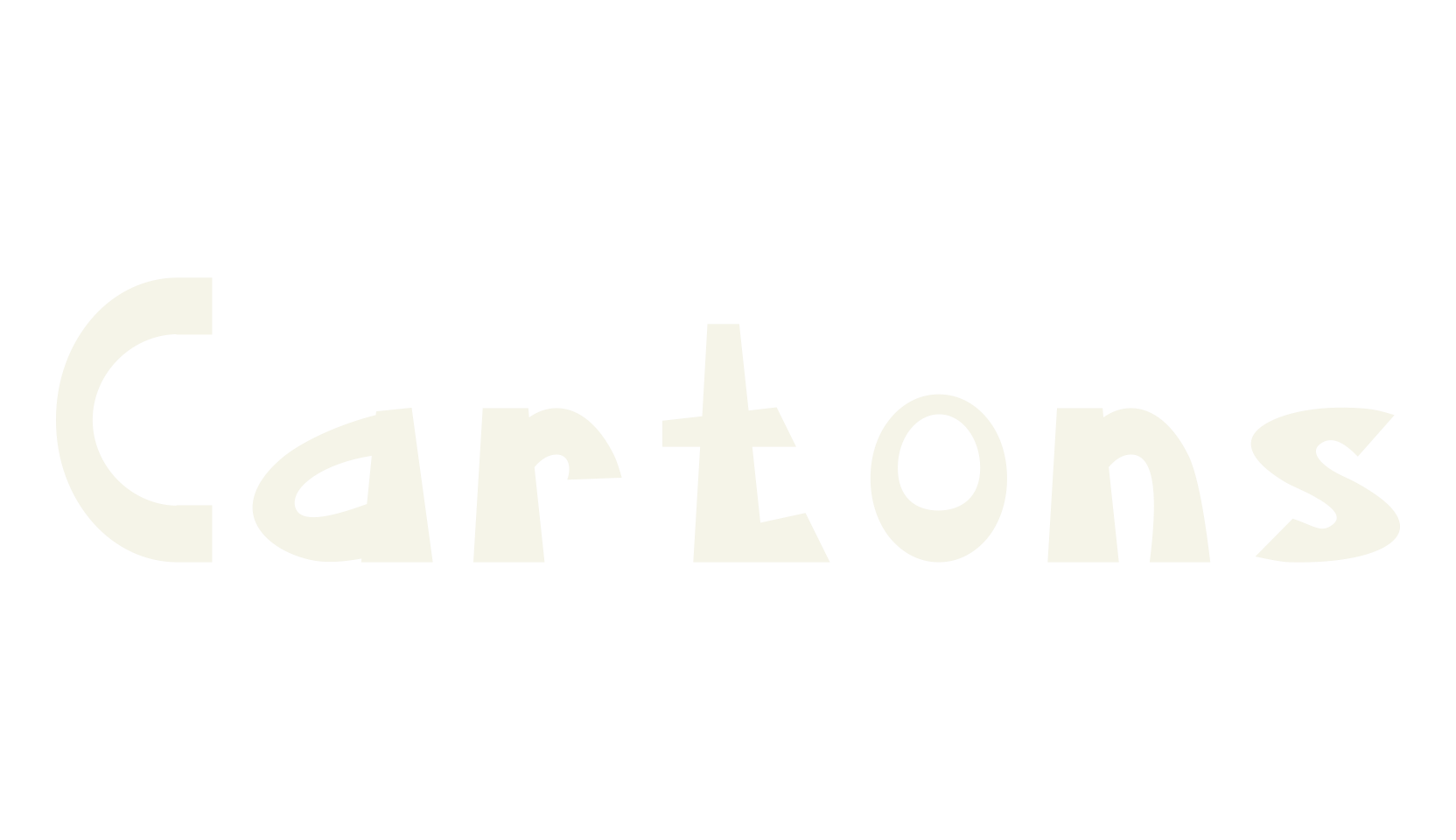 Cartons, children font preview