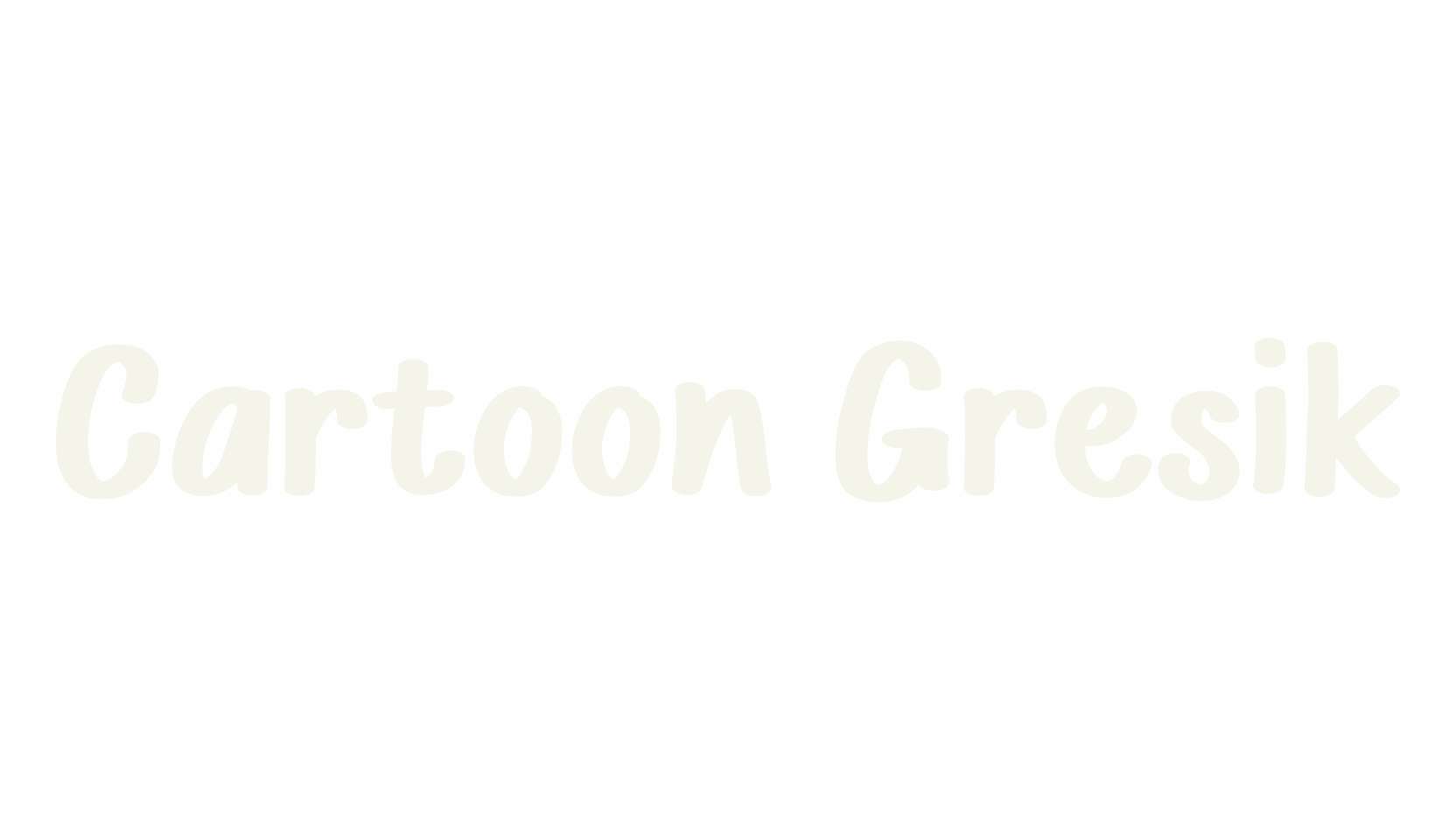 Cartoon Gresik, cartoon font preview