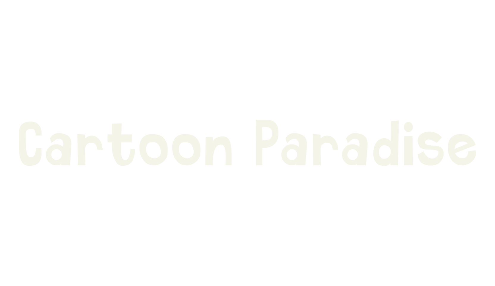 Cartoon Paradise, sans font preview