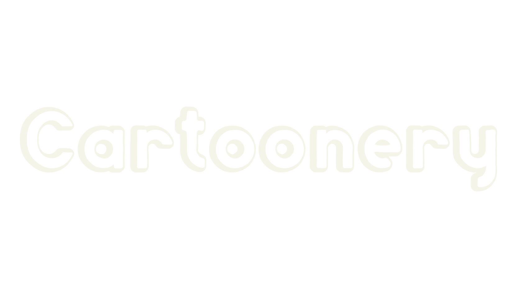Cartoonery, lettering font preview