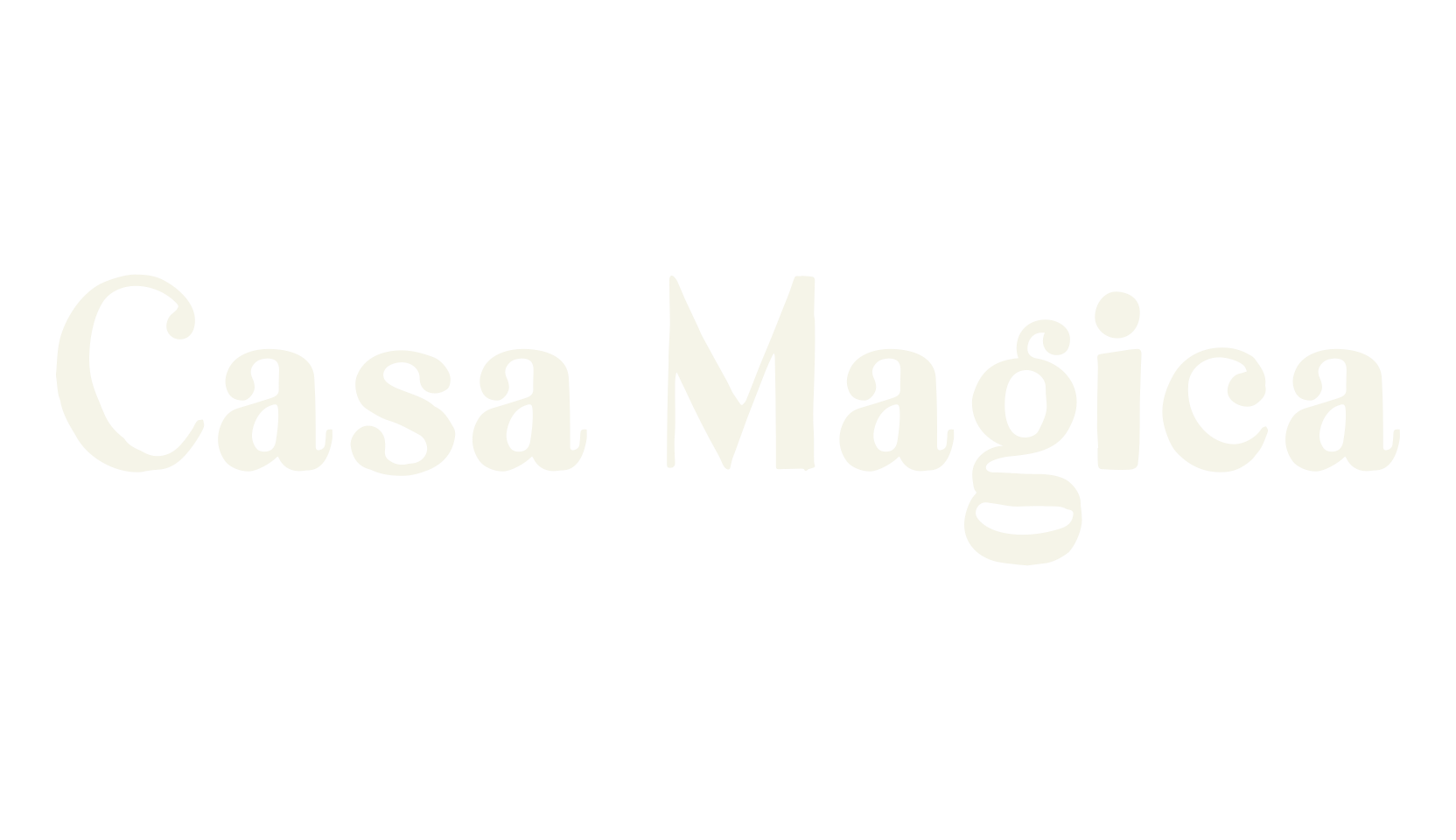 Casa Magica, handwritten font preview