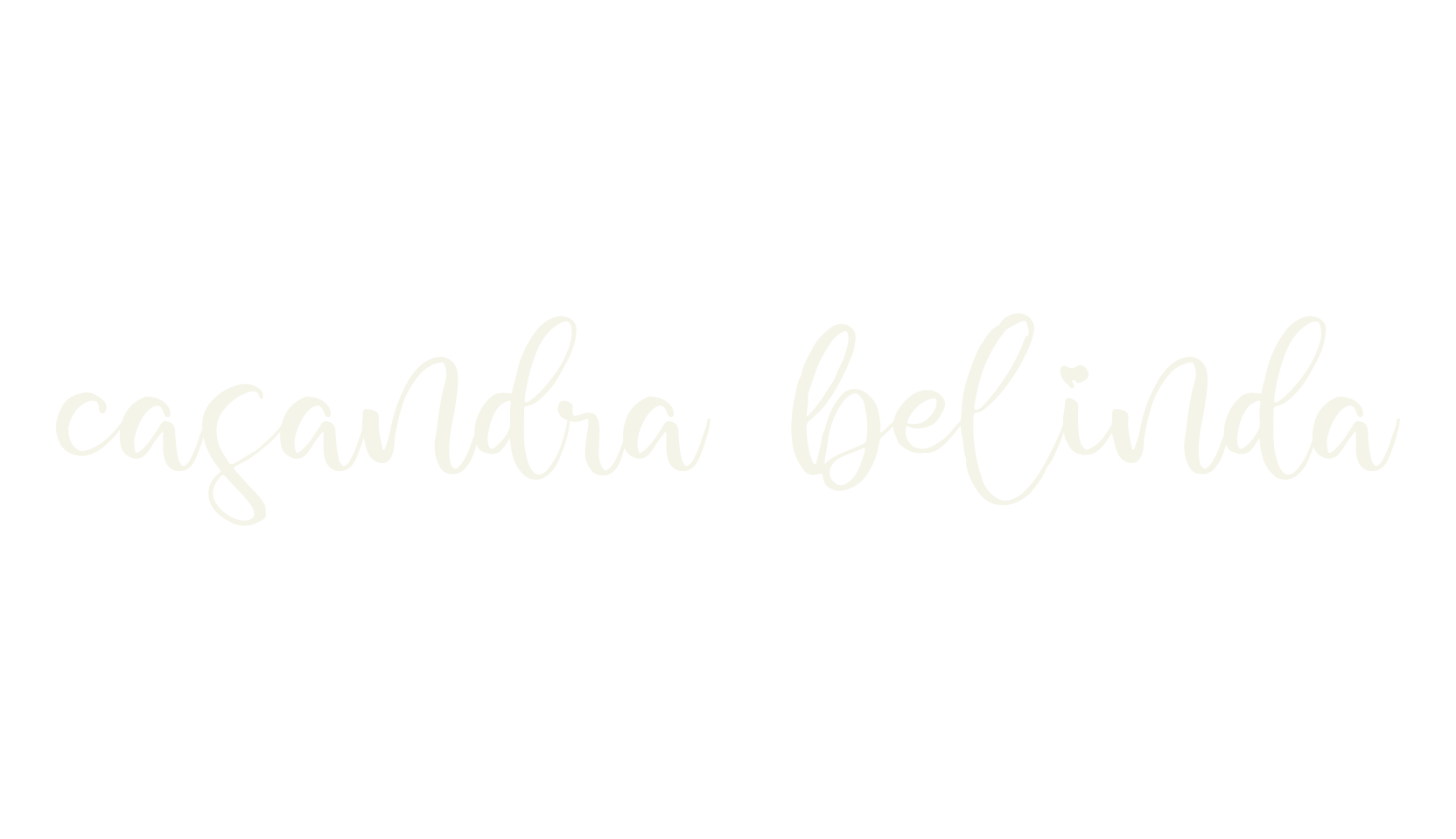 casandra belinda, script font preview