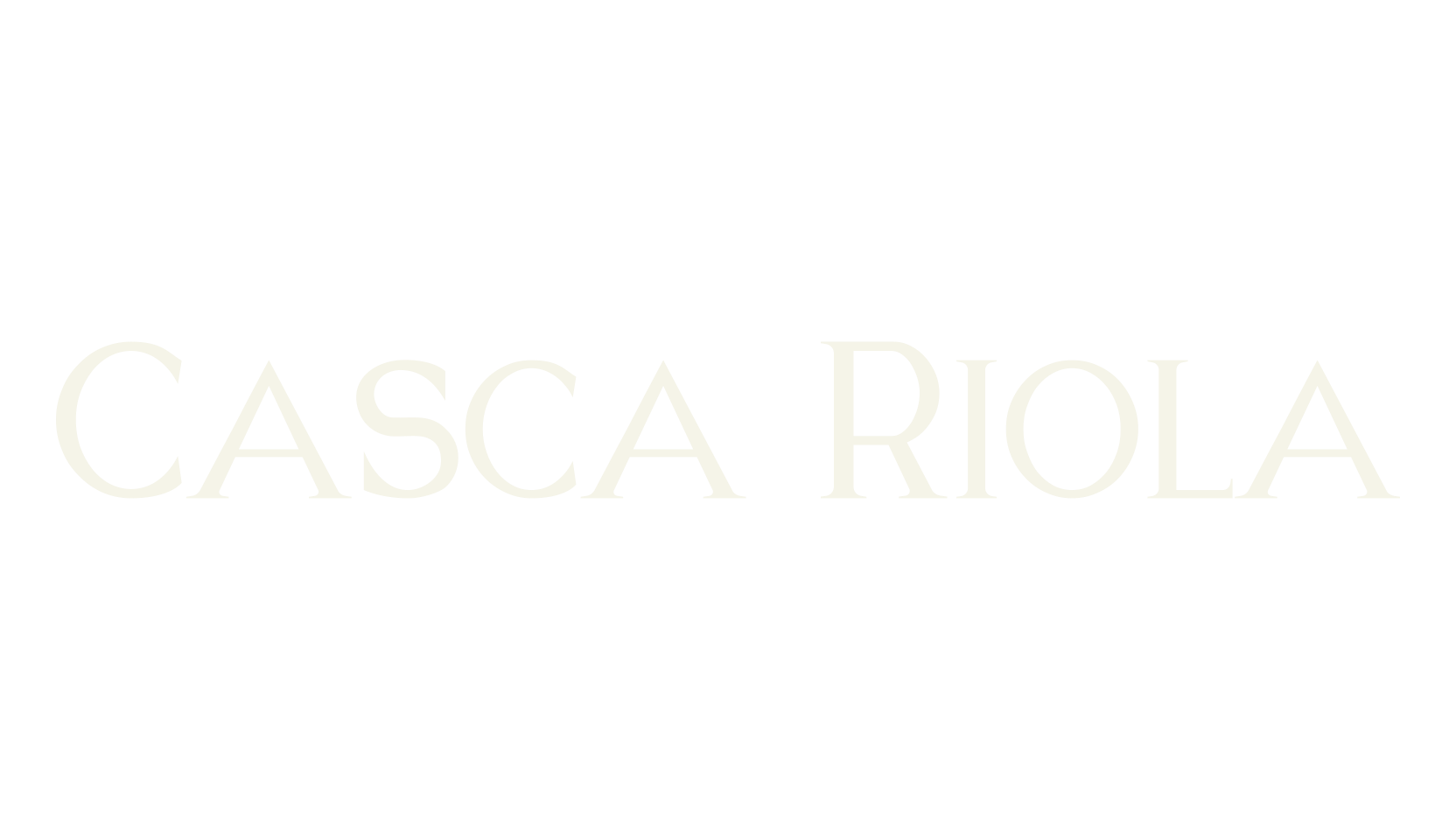 Casca Riola, vintage font preview