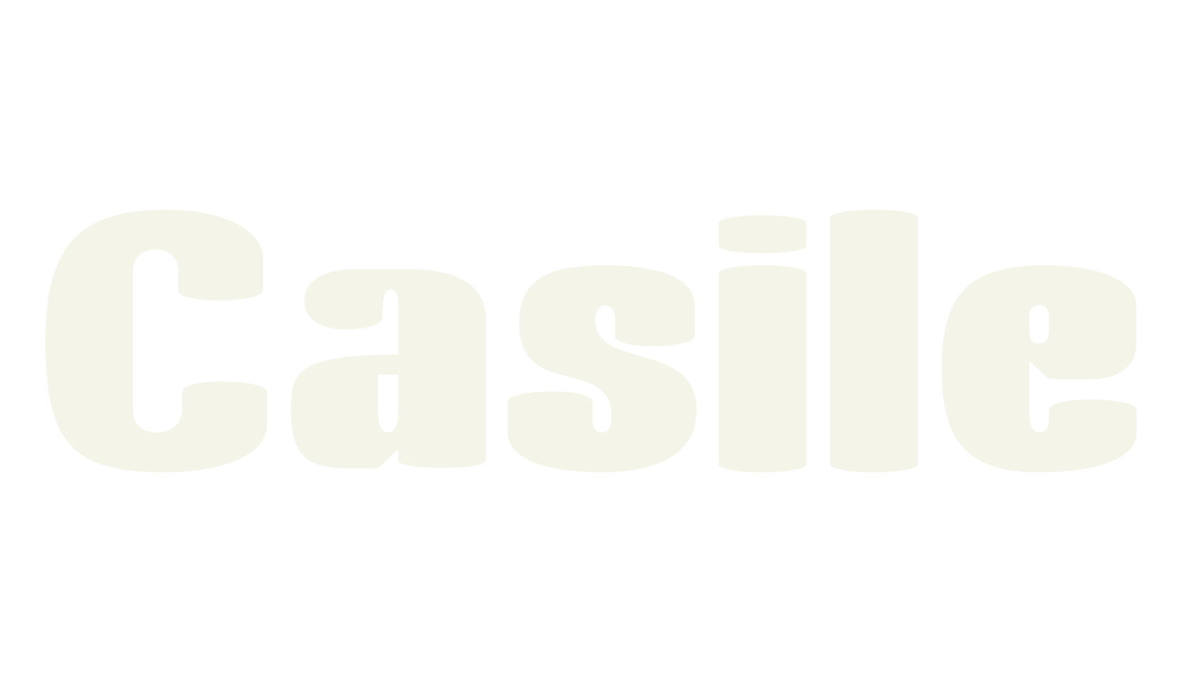 Casile, bold font preview