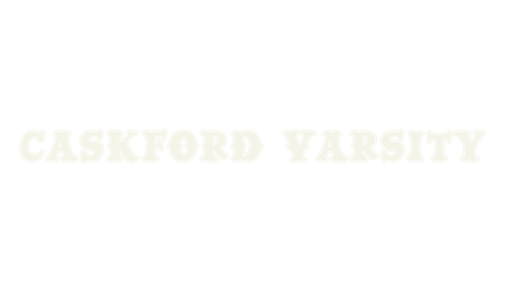 Caskford Varsity, varsity font preview