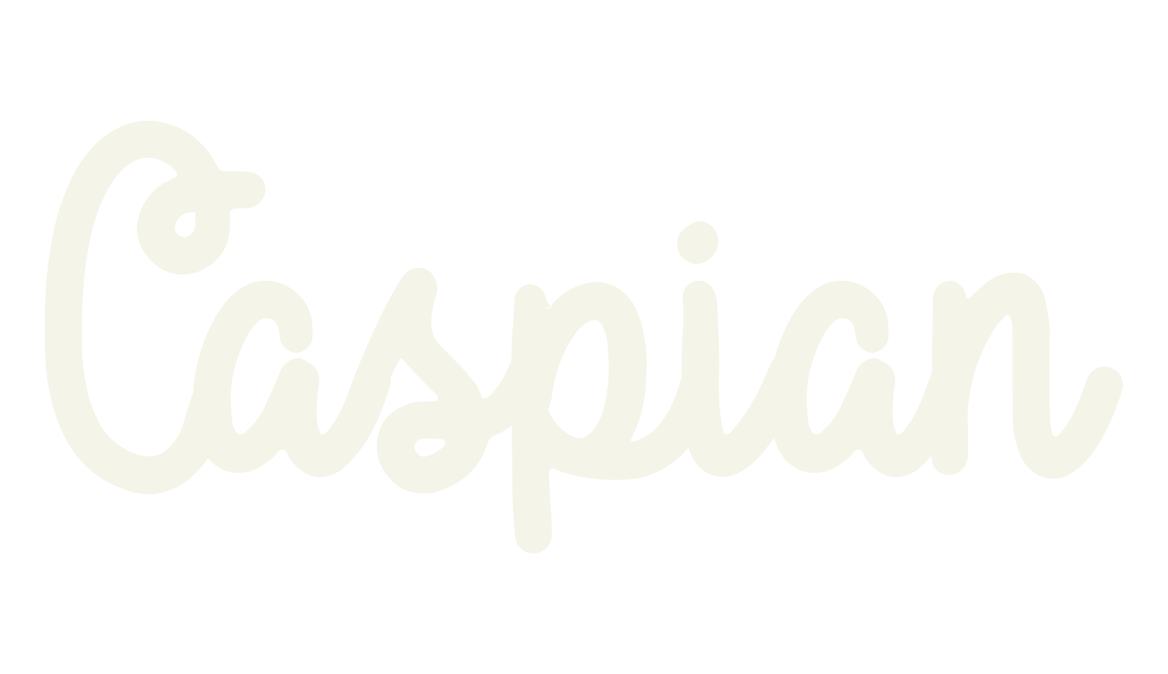Caspian, script font preview