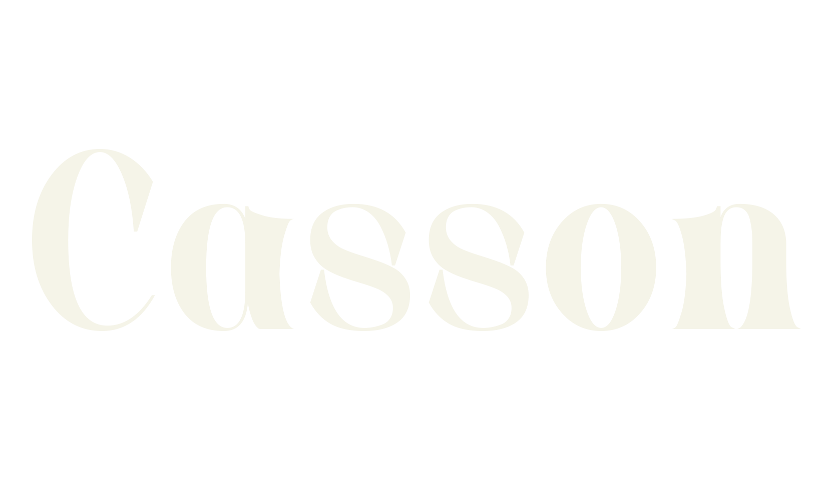 Casson, serif font preview