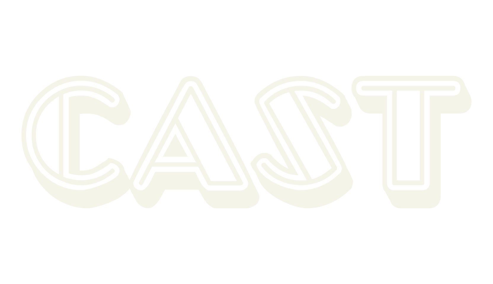 Cast, art deco font preview