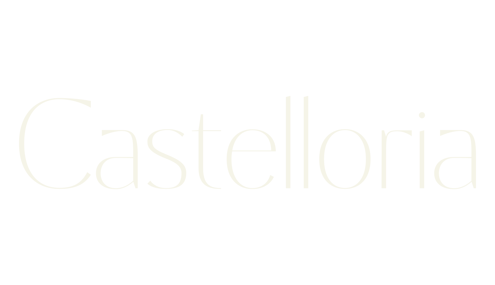 Castelloria, wedding font preview