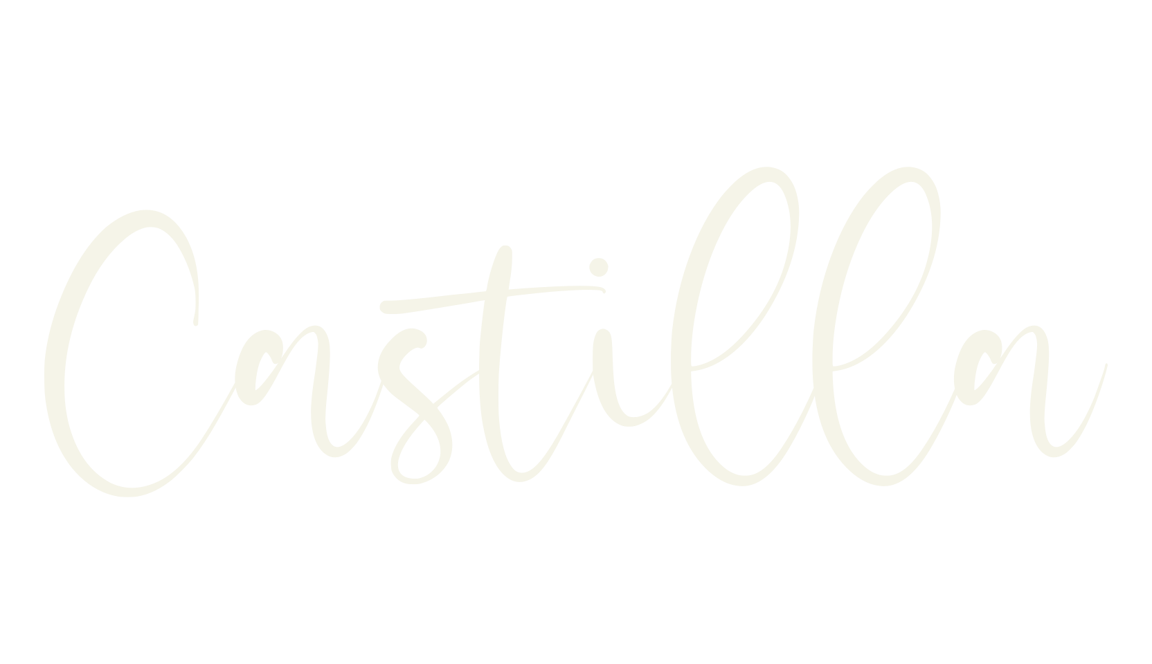 Castilla, cursive font preview
