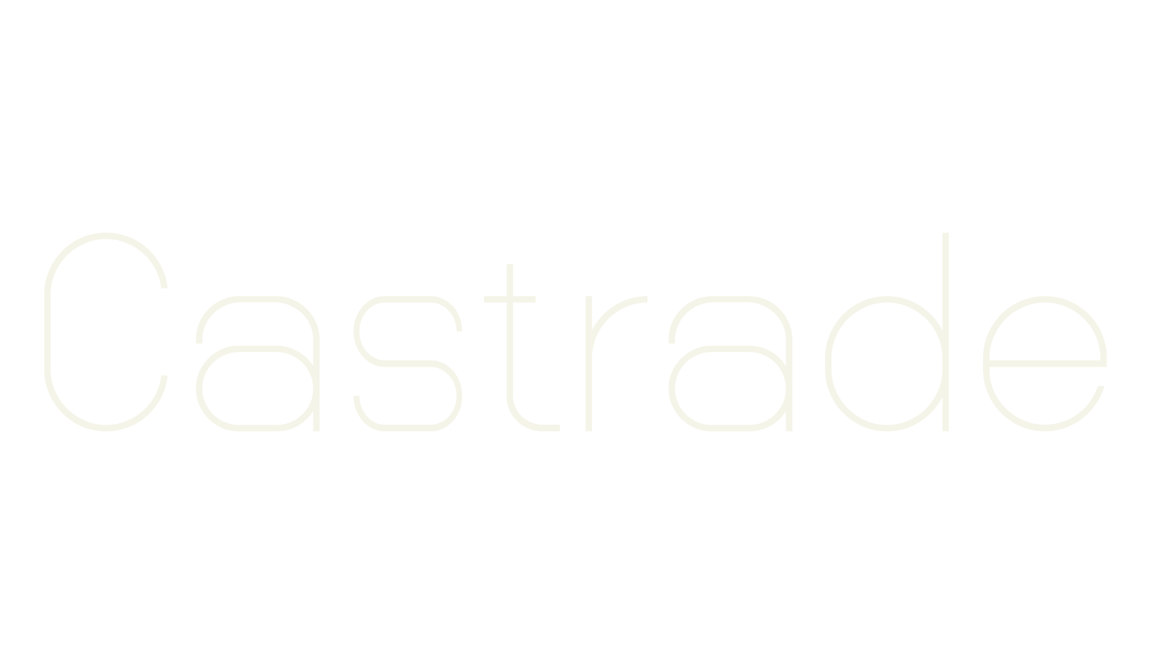 Castrade, display market font preview