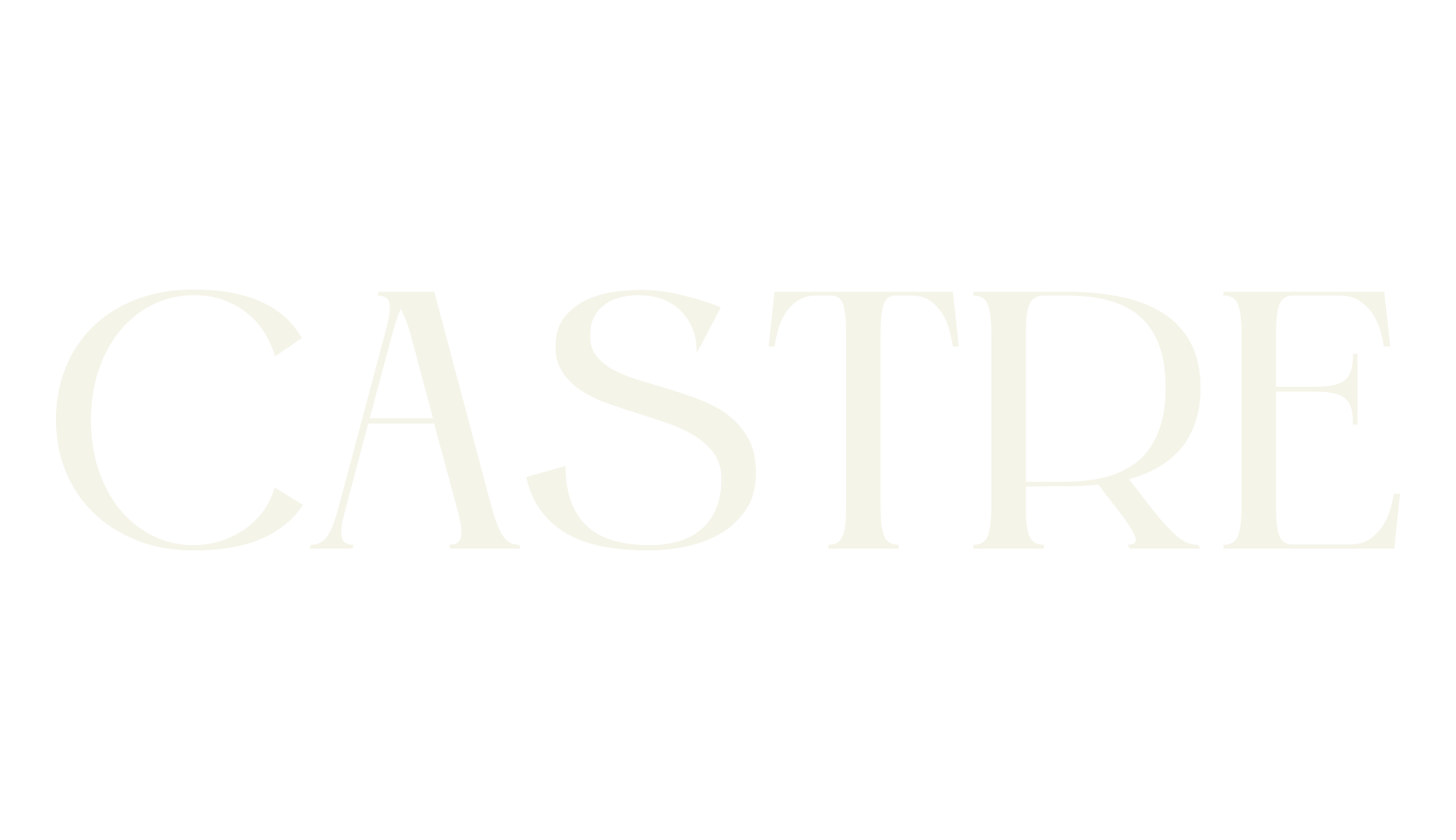 Castre, serif font preview