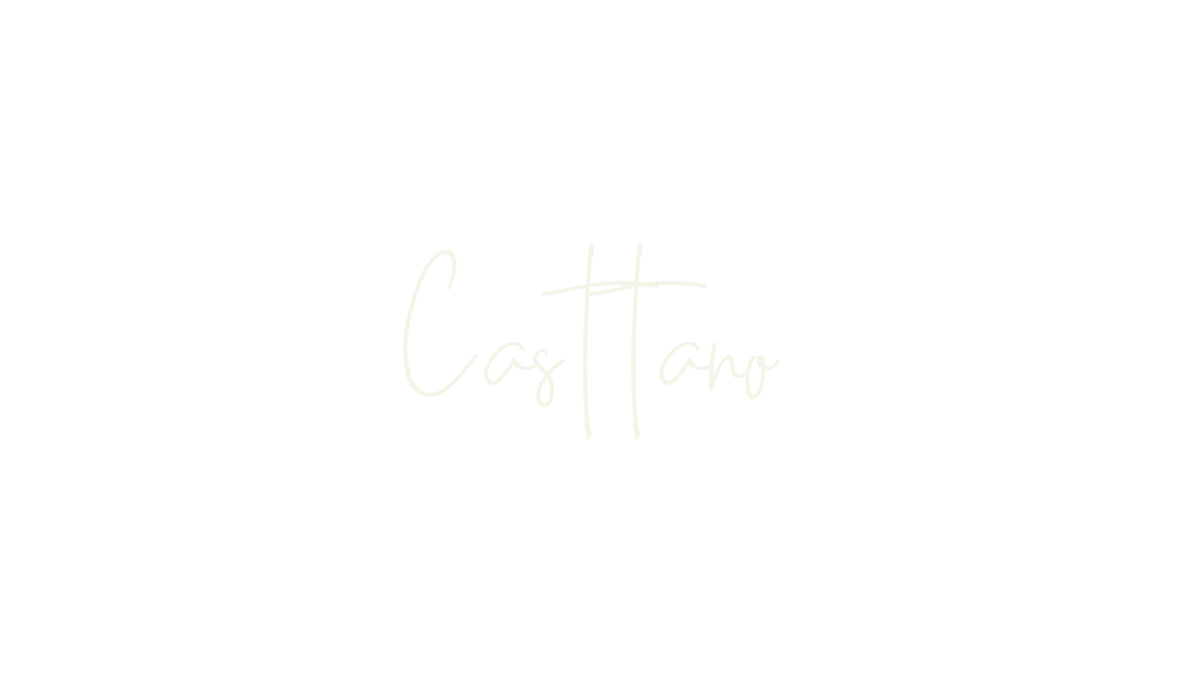 Casttano, signature font preview
