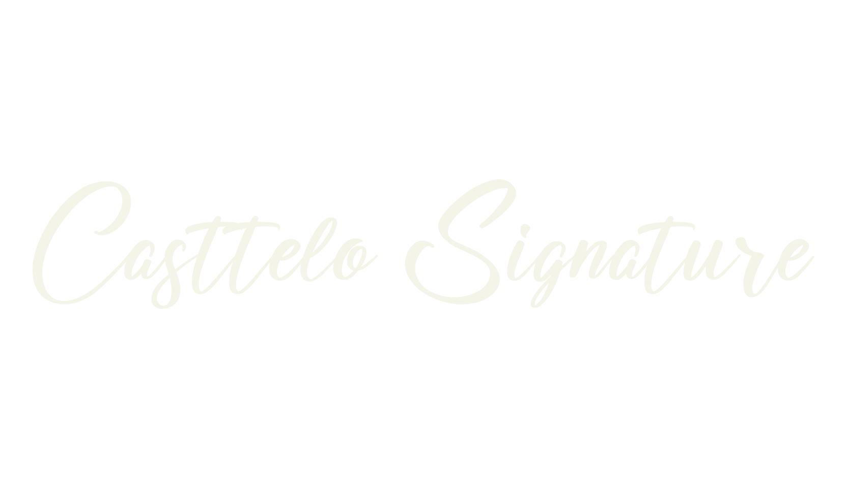 Casttelo Signature, signature font preview