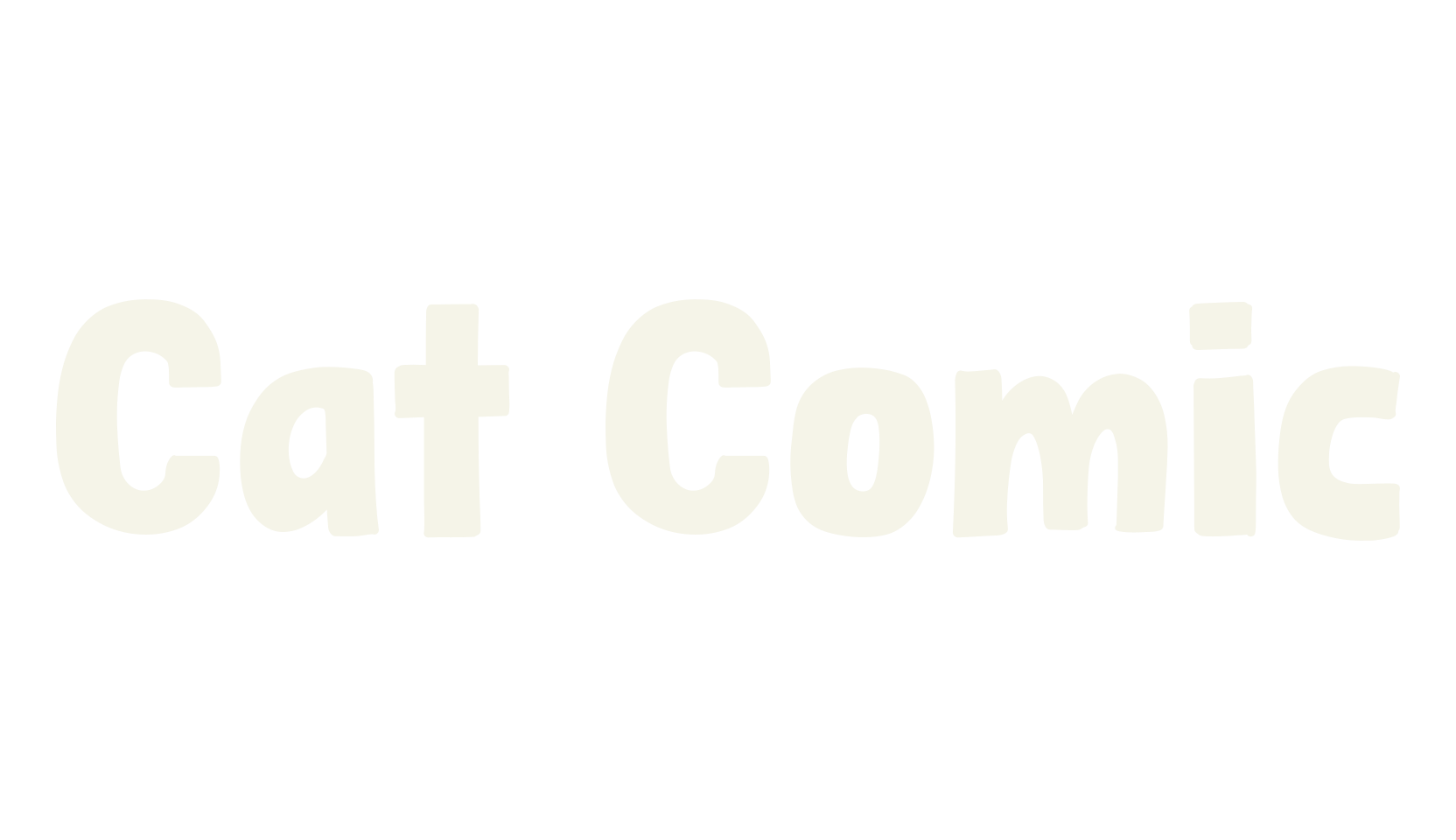 Cat Comic, display market font preview