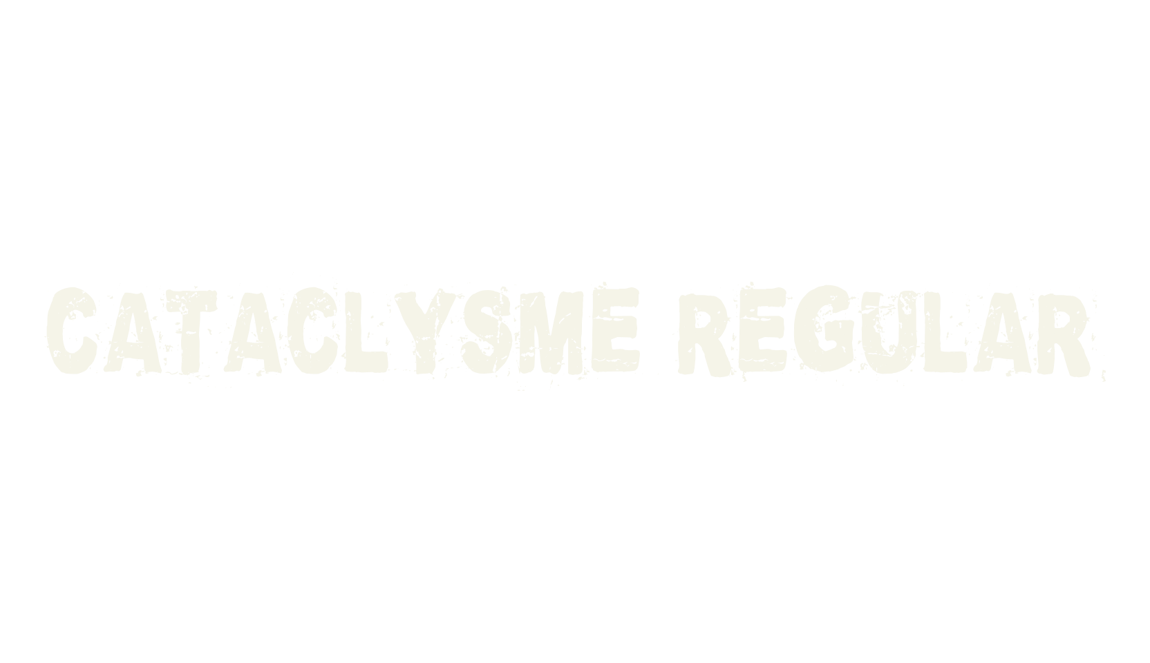 Cataclysme Regular, display market font preview