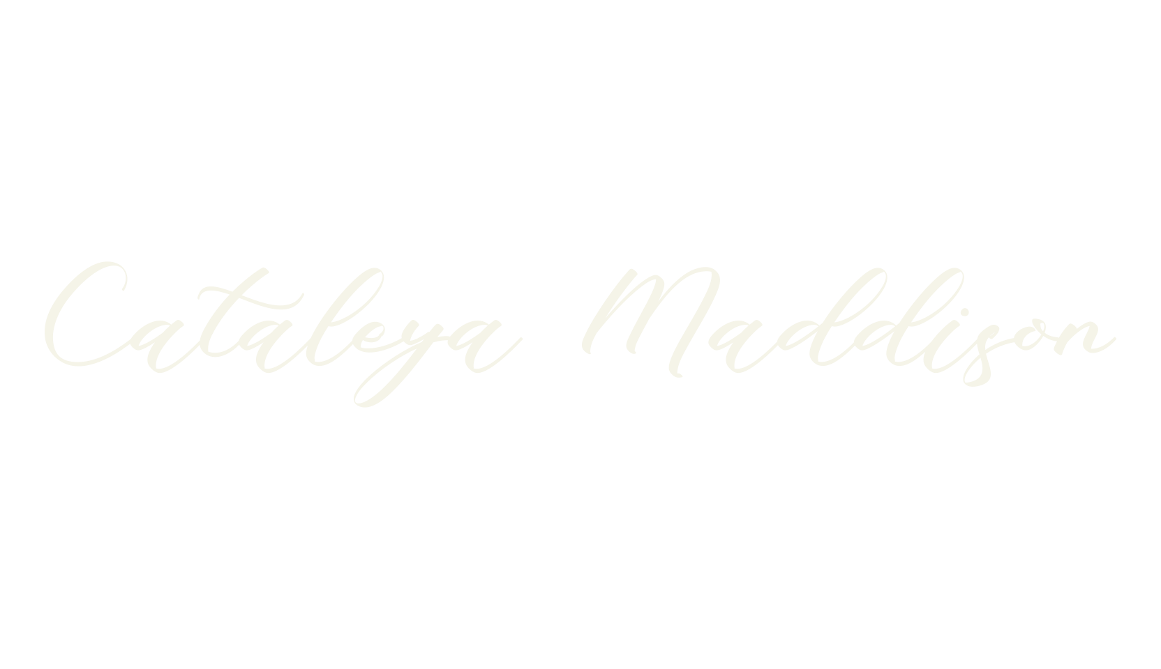 Cataleya Maddison, calligraphy font preview