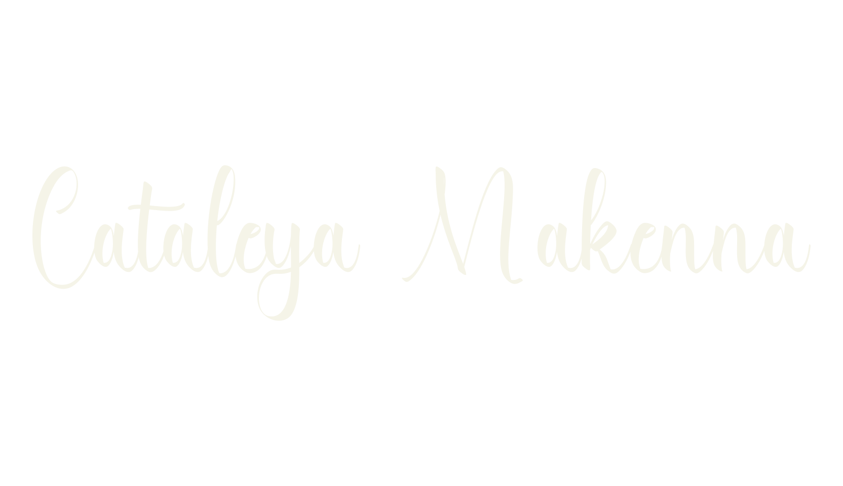 Cataleya Makenna, calligraphy font preview