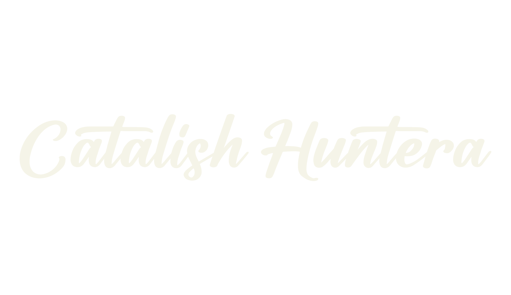 Catalish Huntera, calligraphy font preview