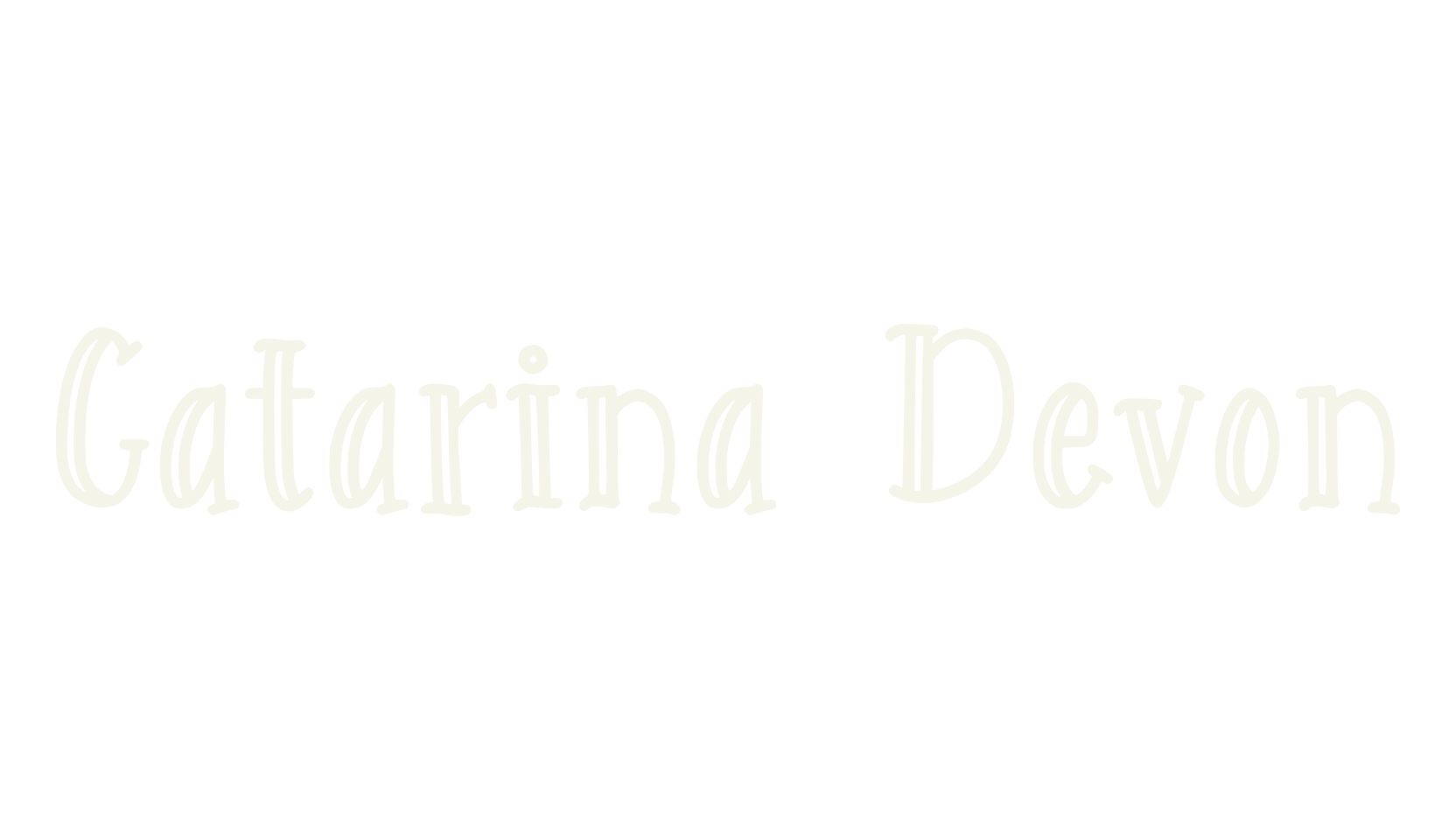 Catarina Devon, outline font preview