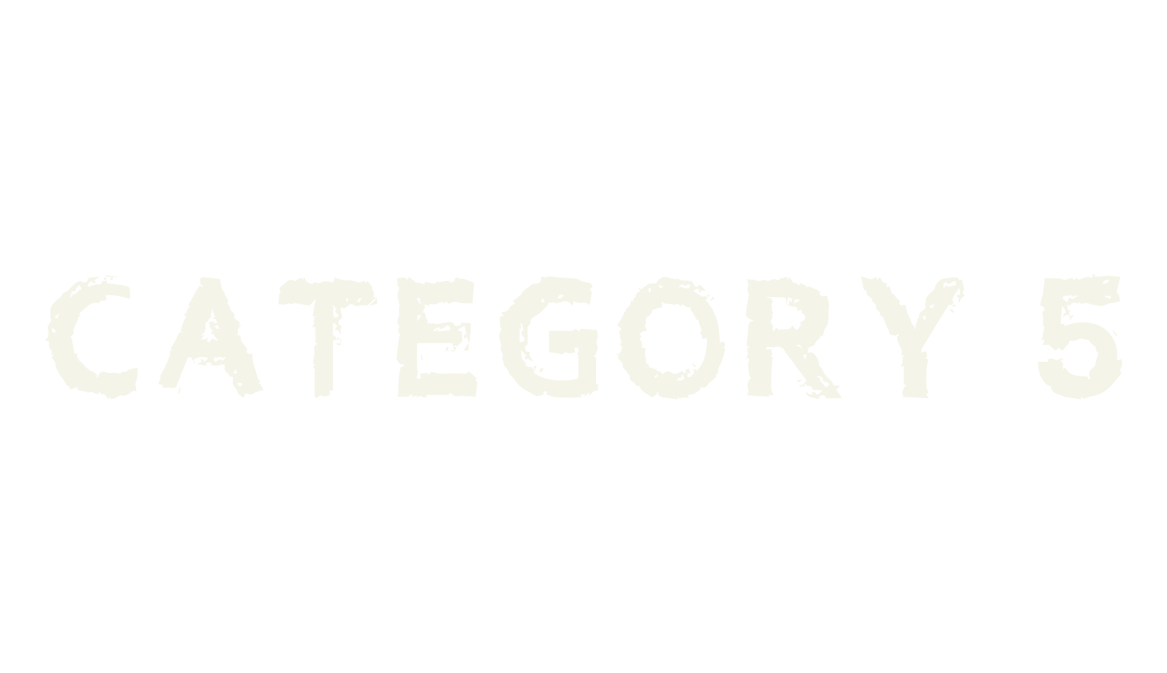 Category 5, display market font preview