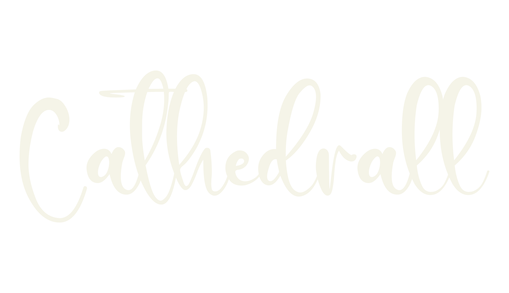 Cathedrall, wedding font preview