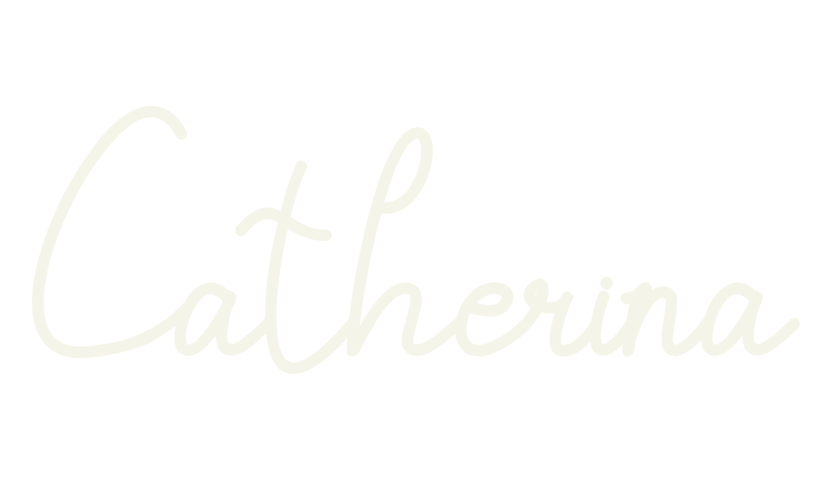 Catherina, cursive font preview